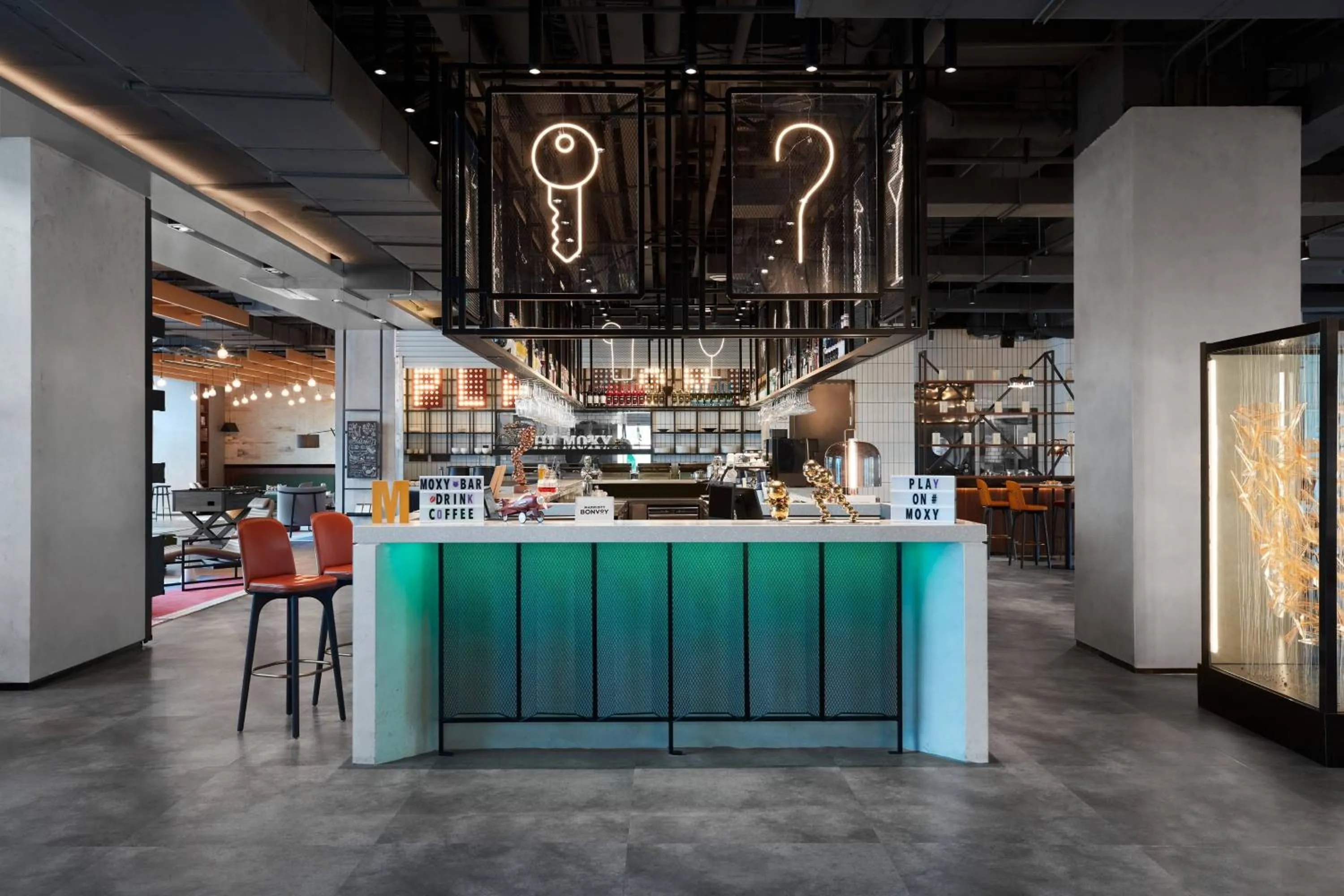 Lobby or reception in Moxy Shanghai Hongqiao NECC