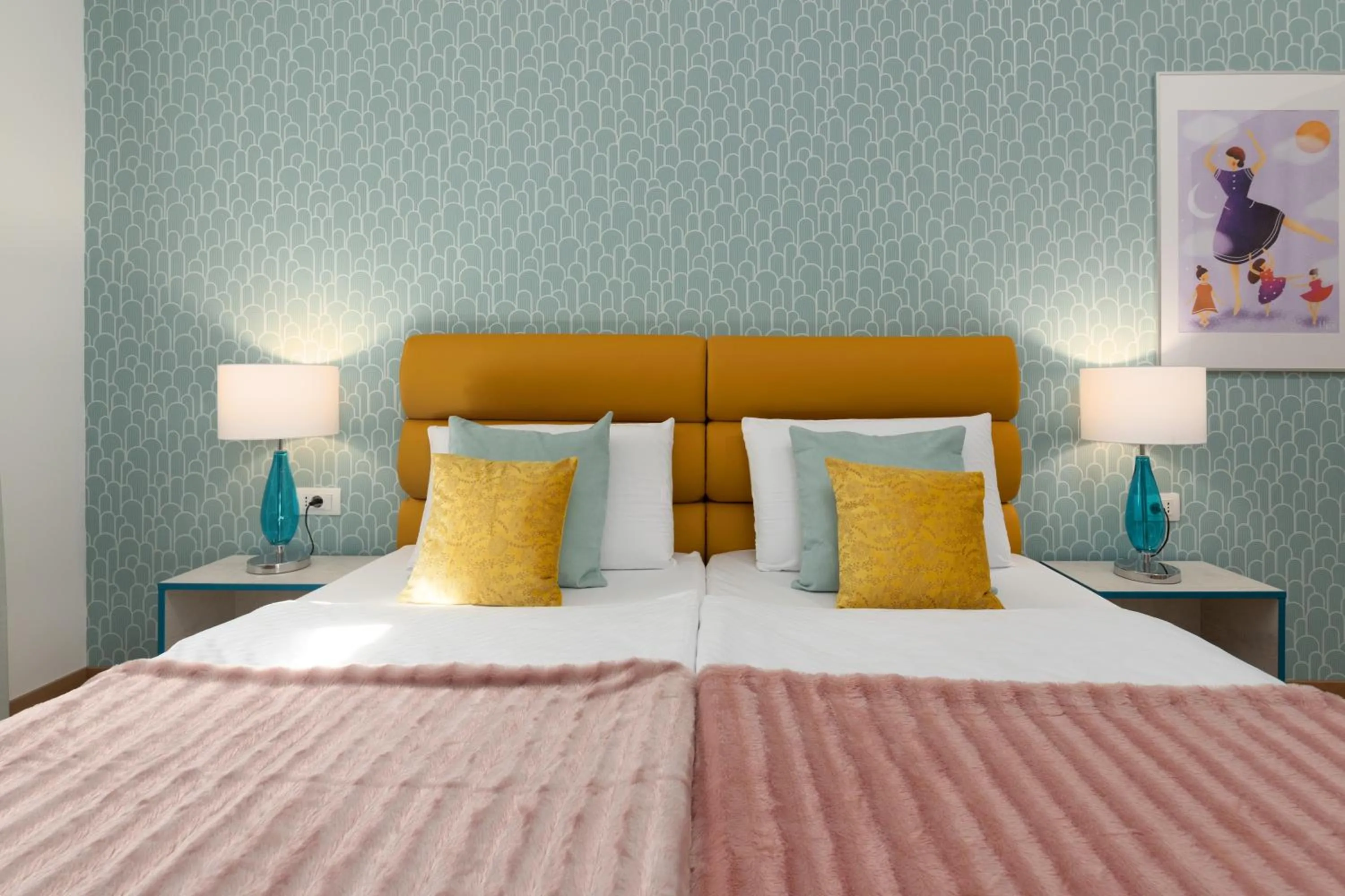 Bed in Polesana Rooms