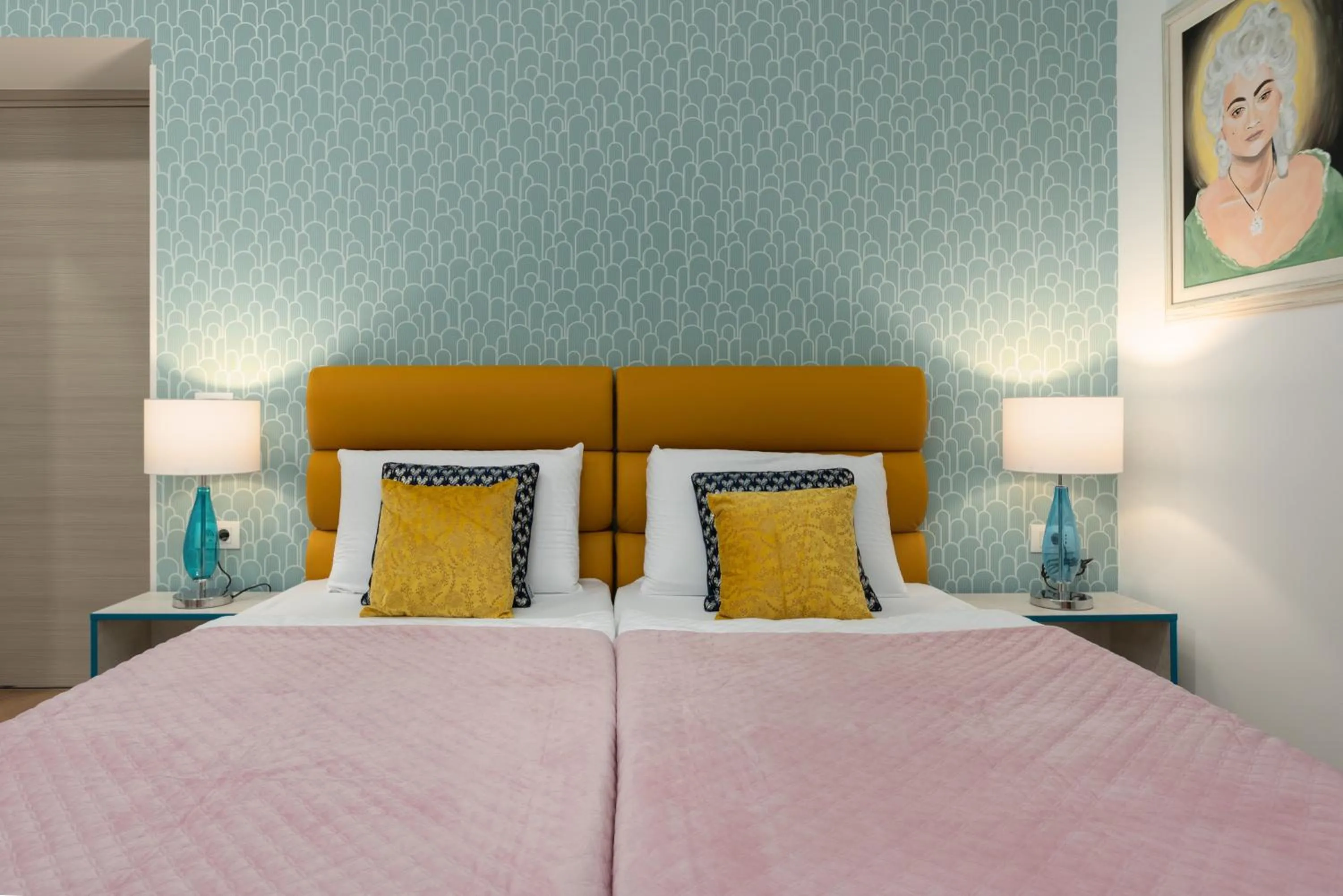 Bed in Polesana Rooms