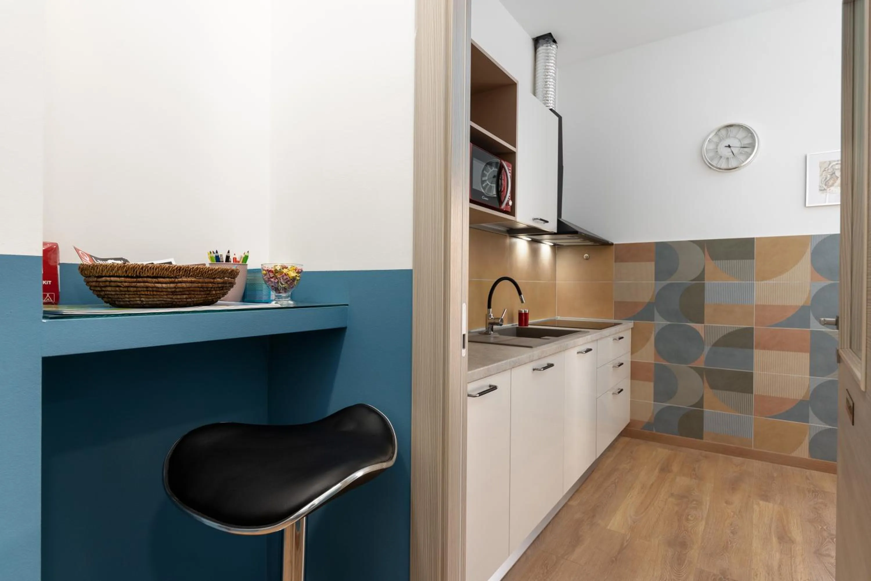 Communal kitchen in Polesana Rooms