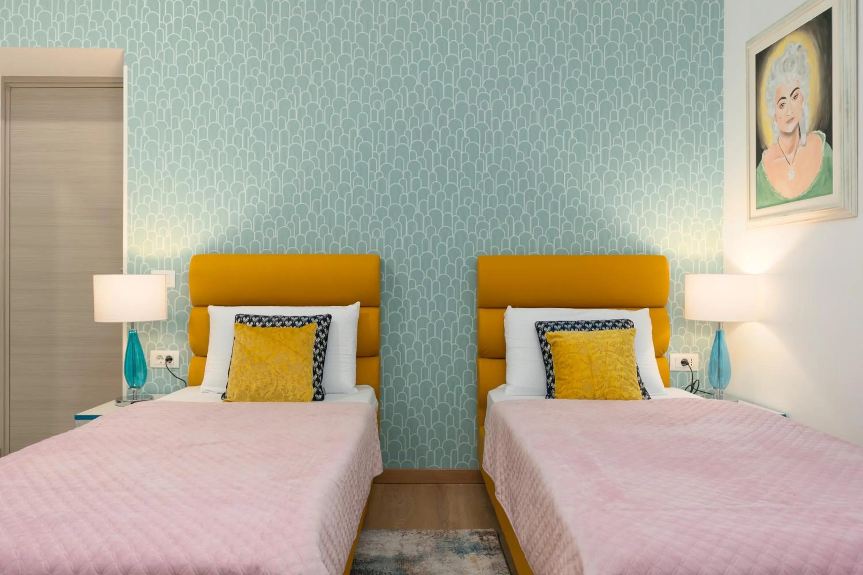 Bed in Polesana Rooms