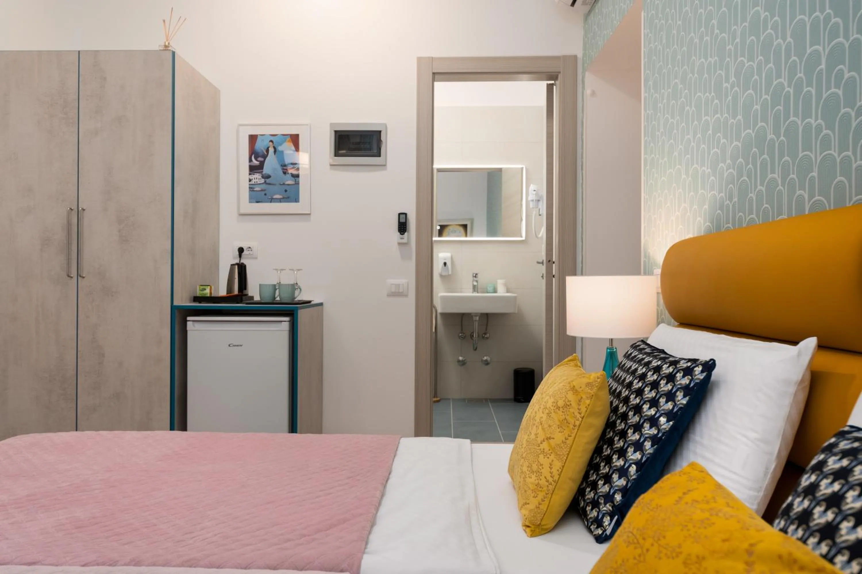 Bed in Polesana Rooms