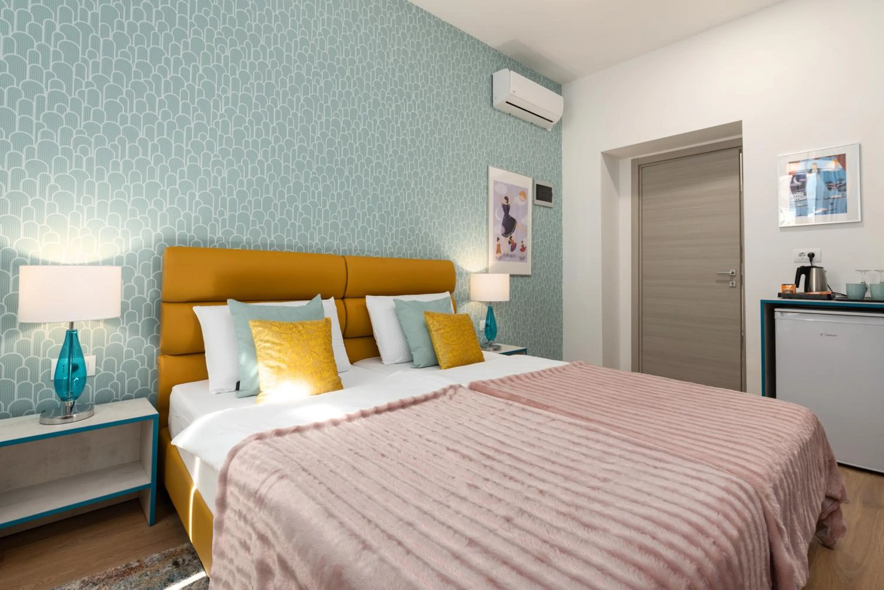 Bed in Polesana Rooms