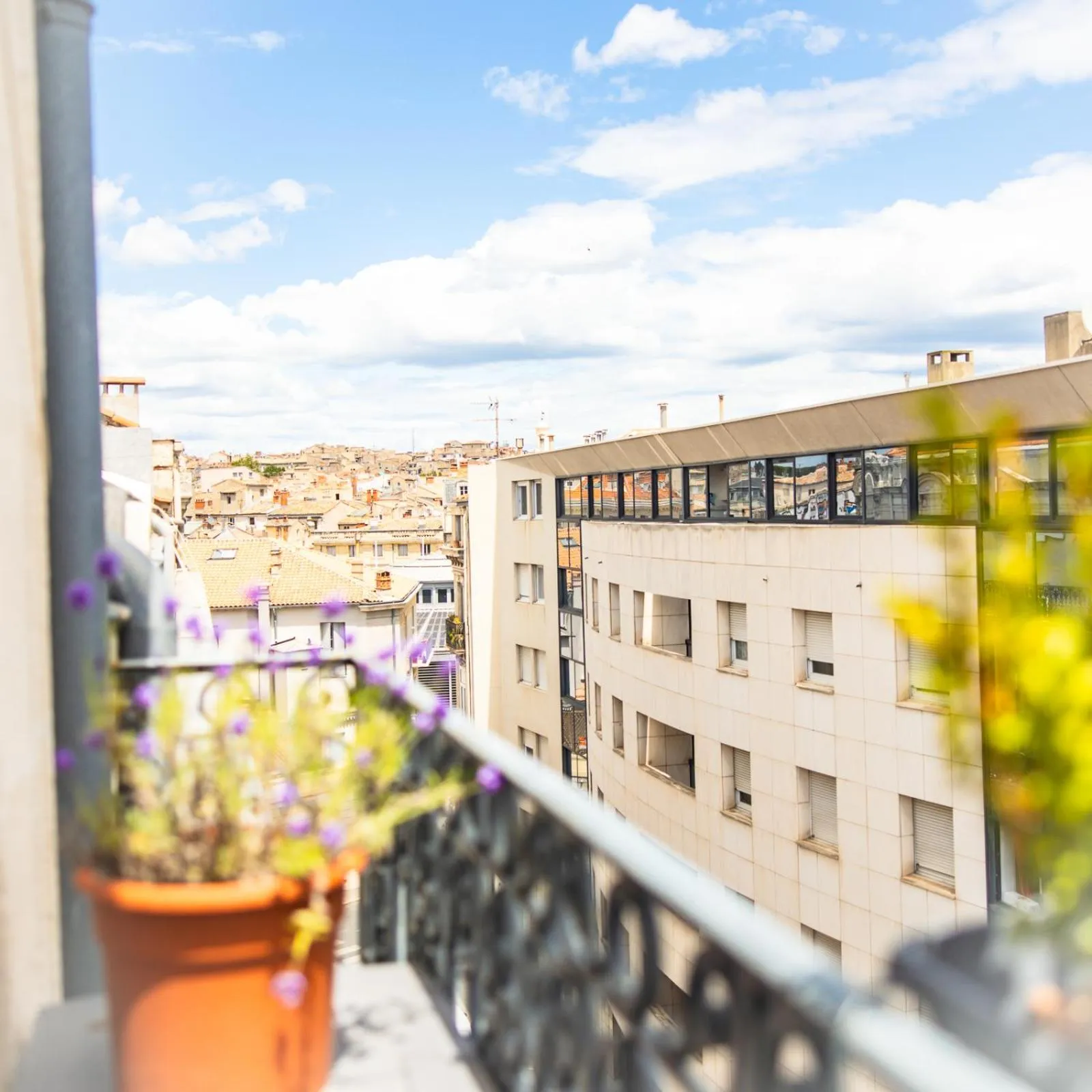 Balcony/Terrace in Casa Roma Montpellier Bed&Breakfast chambres d hôte