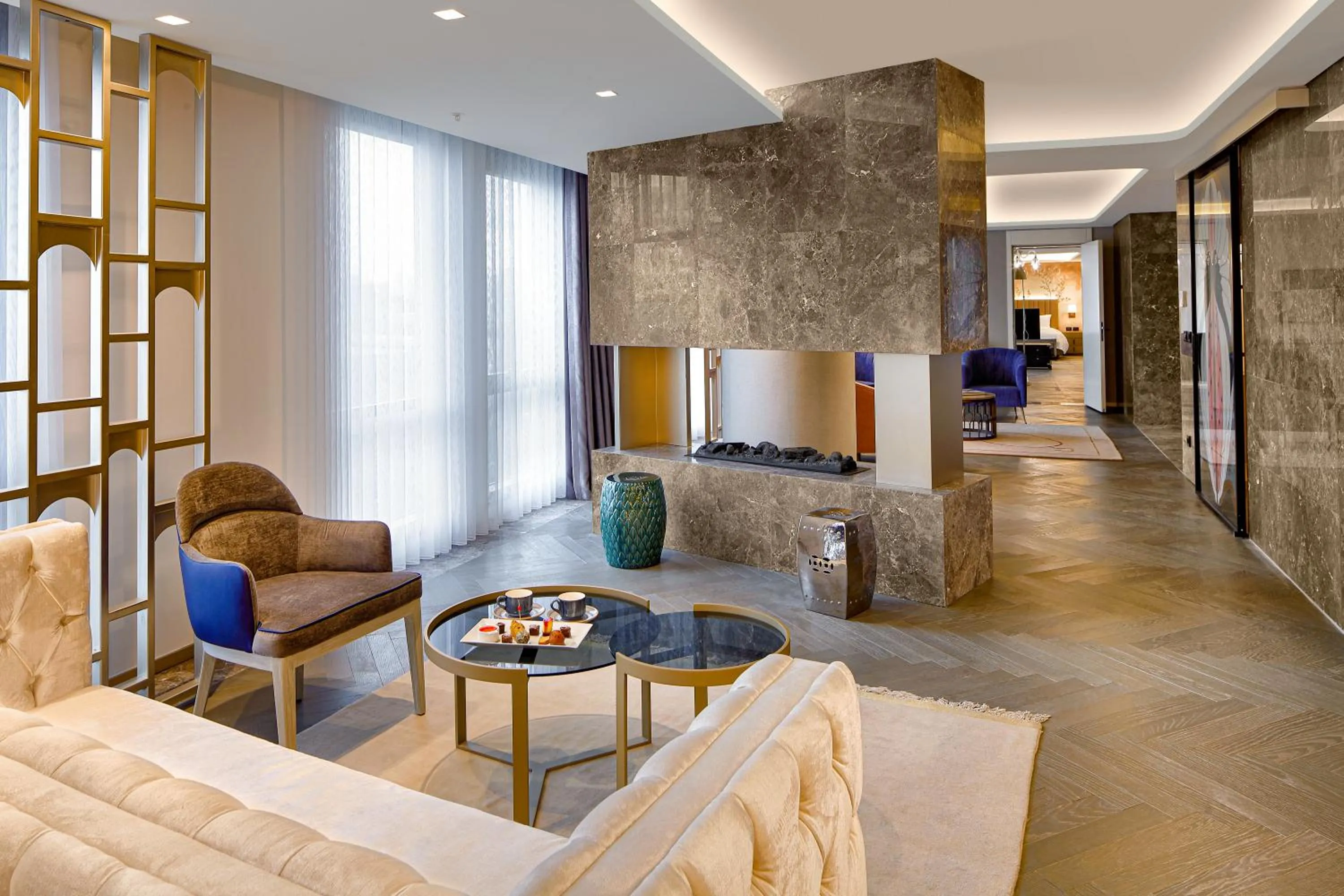 Living room in Wanda Vista Istanbul