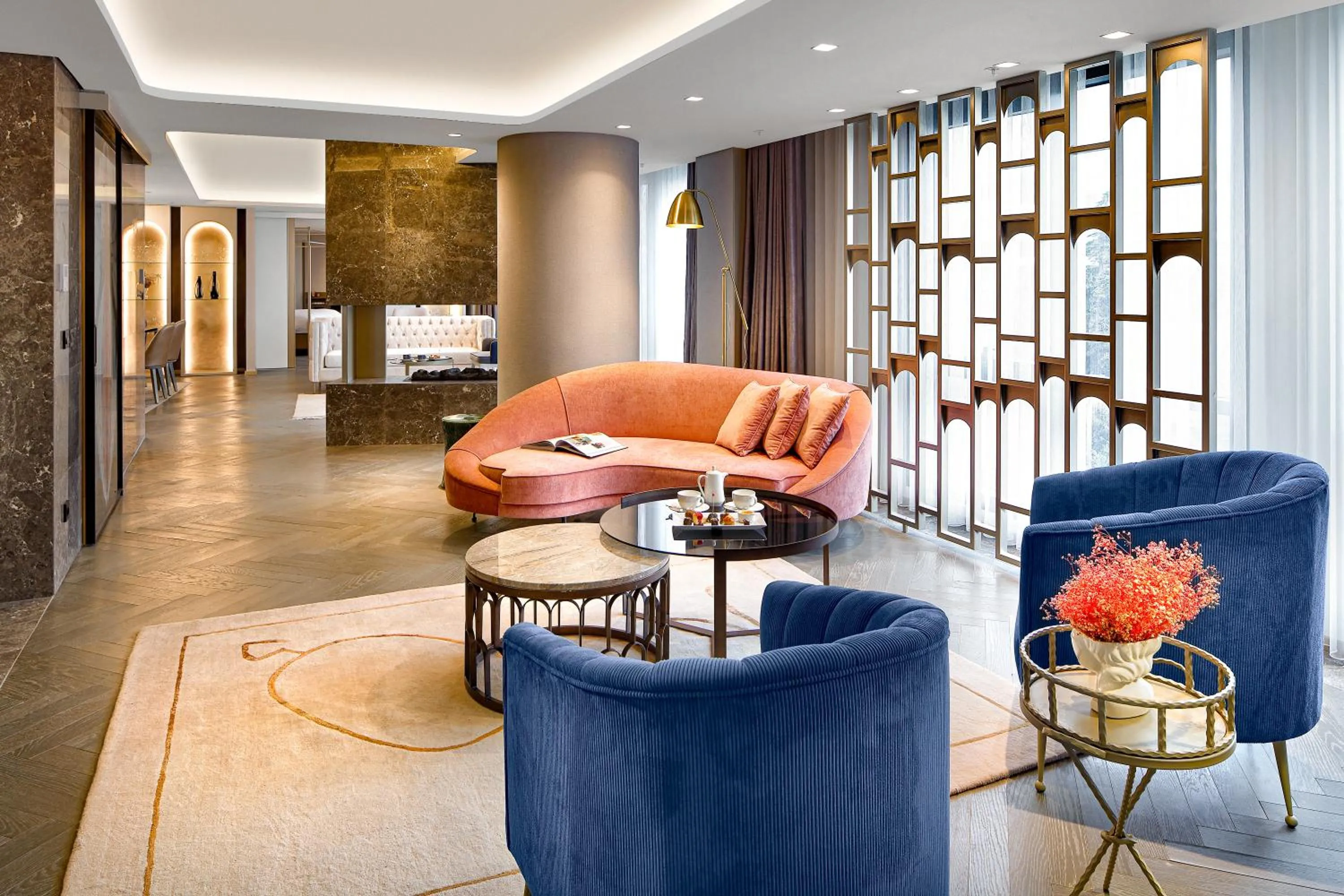 Living room in Wanda Vista Istanbul