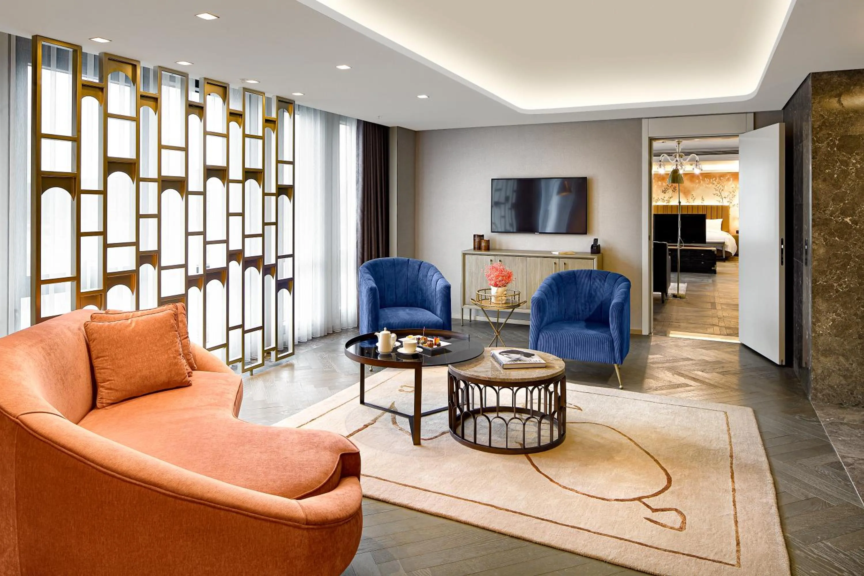 Living room in Wanda Vista Istanbul