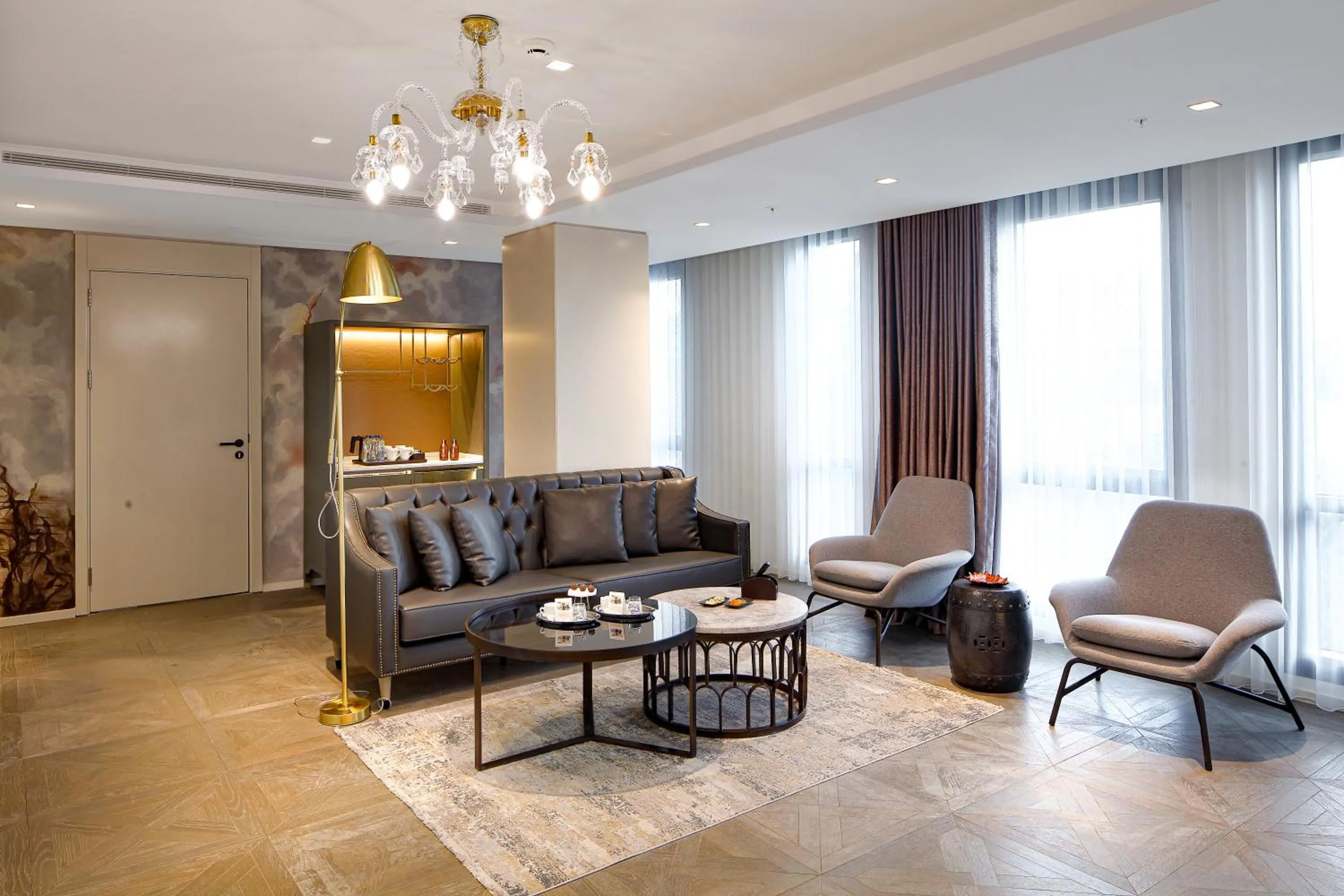 Living room in Wanda Vista Istanbul