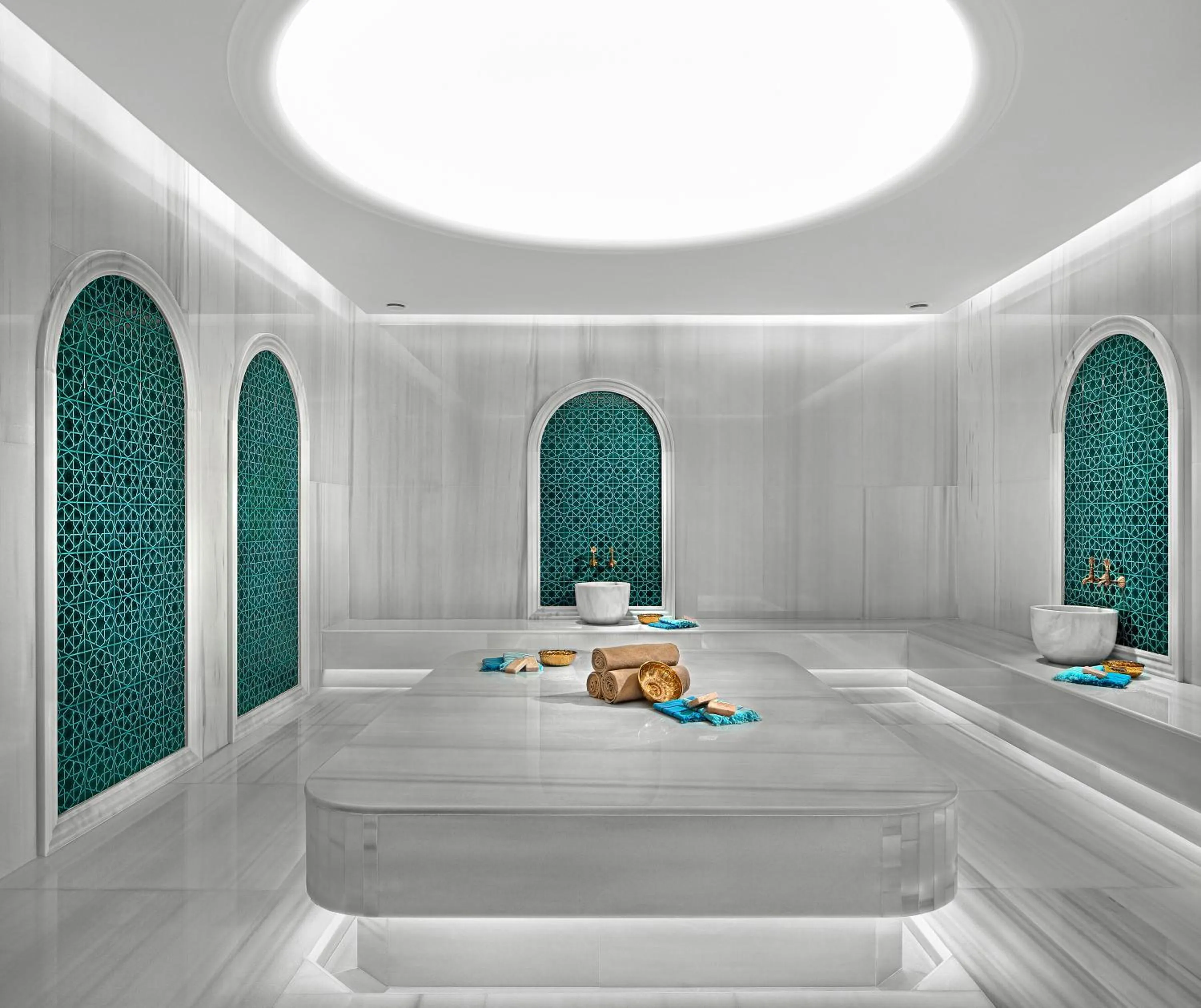 Spa and wellness centre/facilities, Bed in Wanda Vista Istanbul