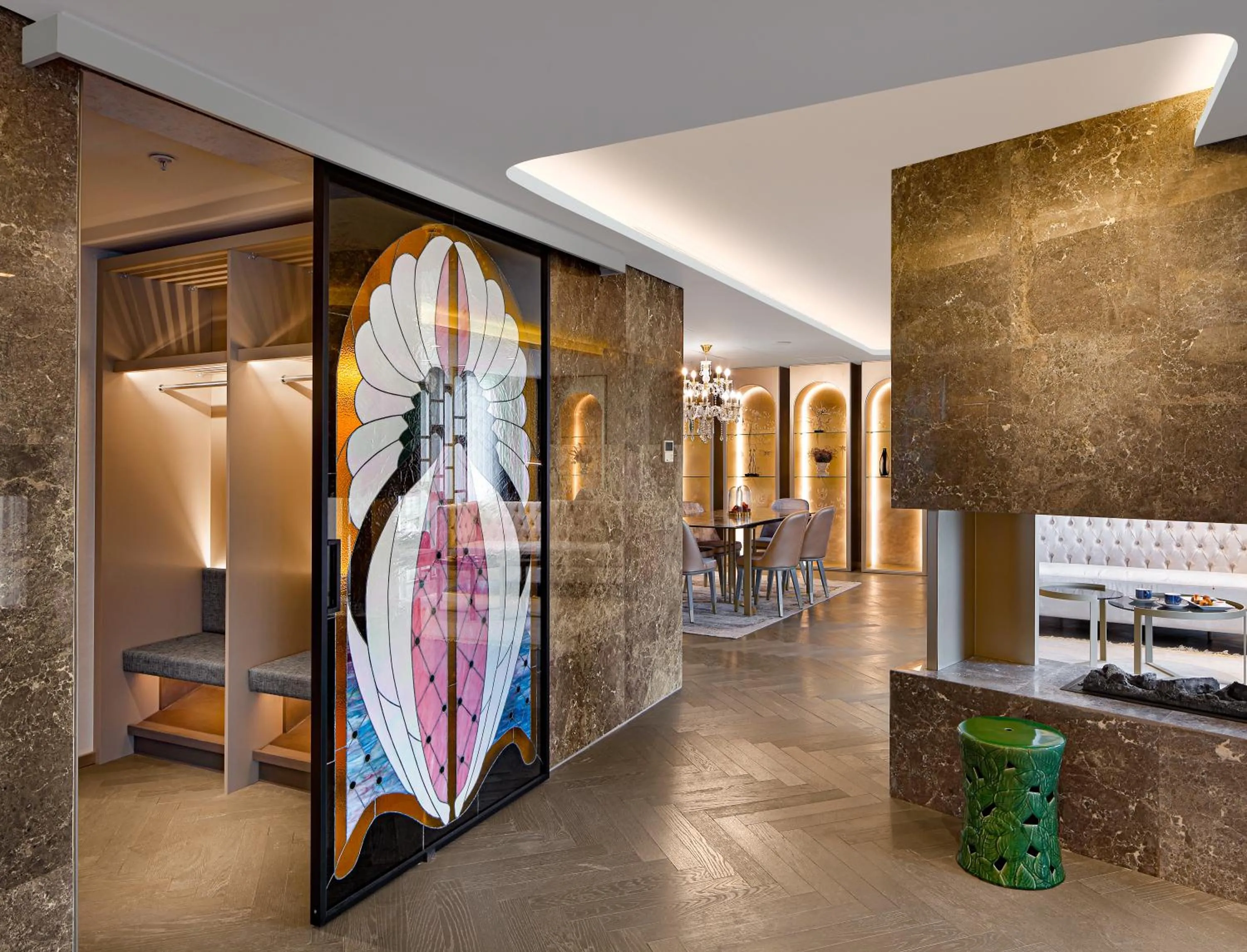 Living room in Wanda Vista Istanbul