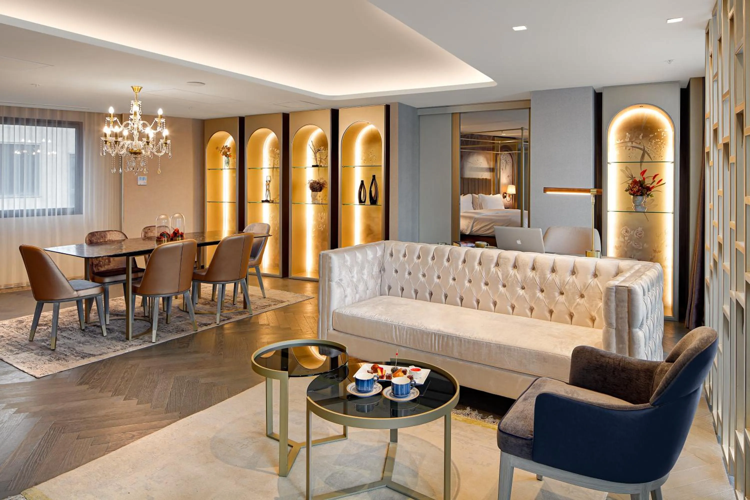 Living room in Wanda Vista Istanbul