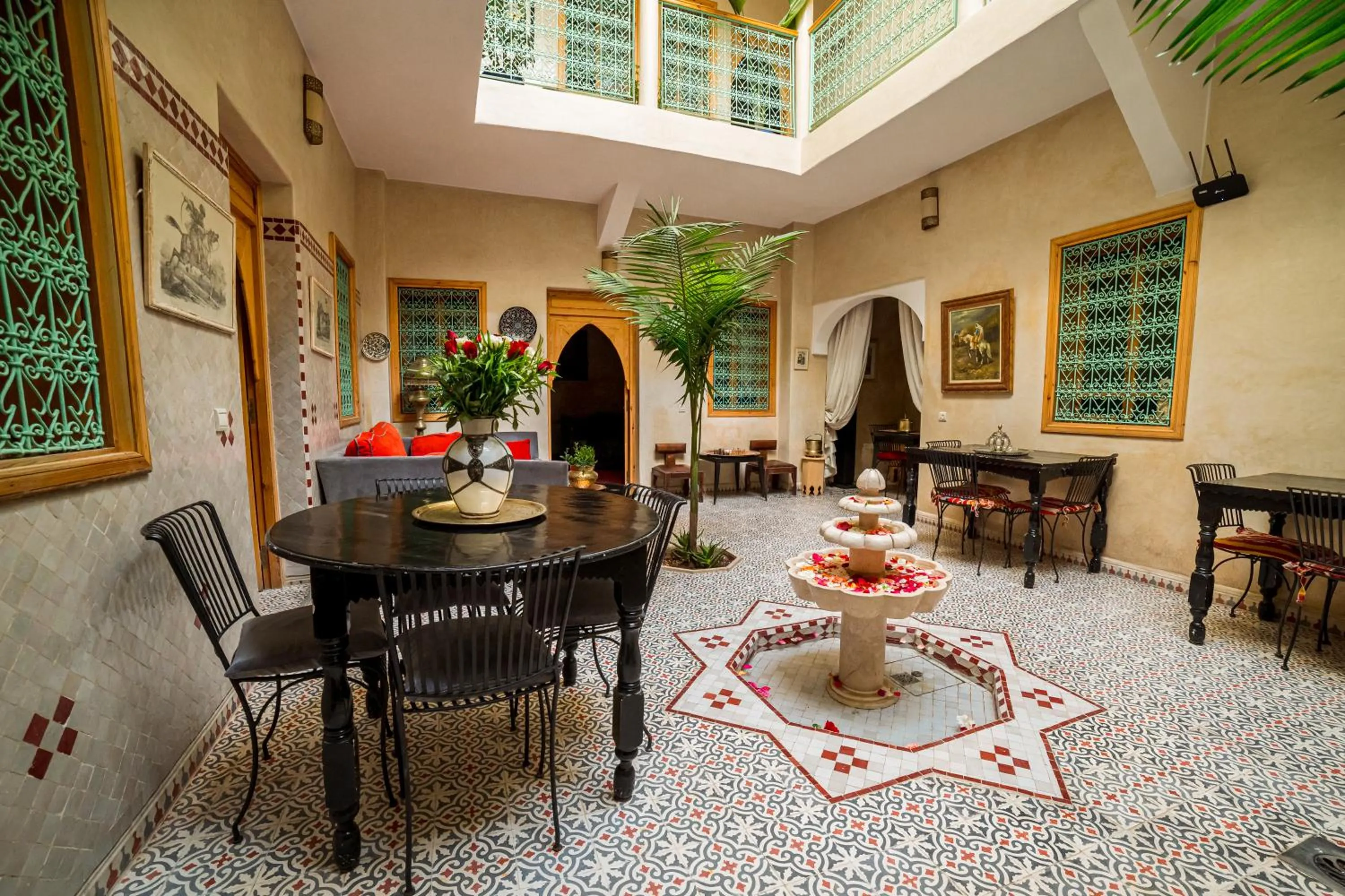 Patio in Riad Inaka