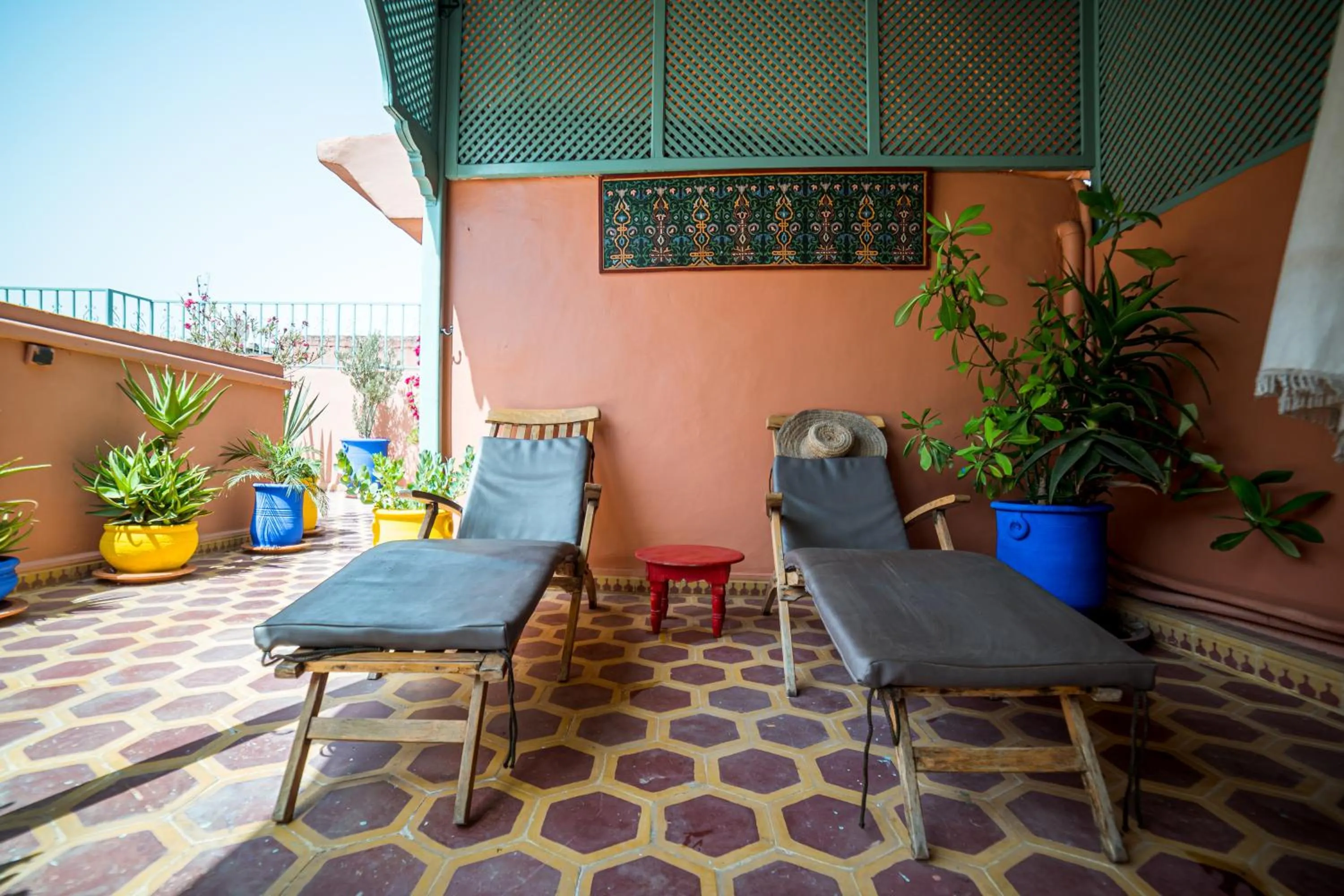 Patio in Riad Inaka
