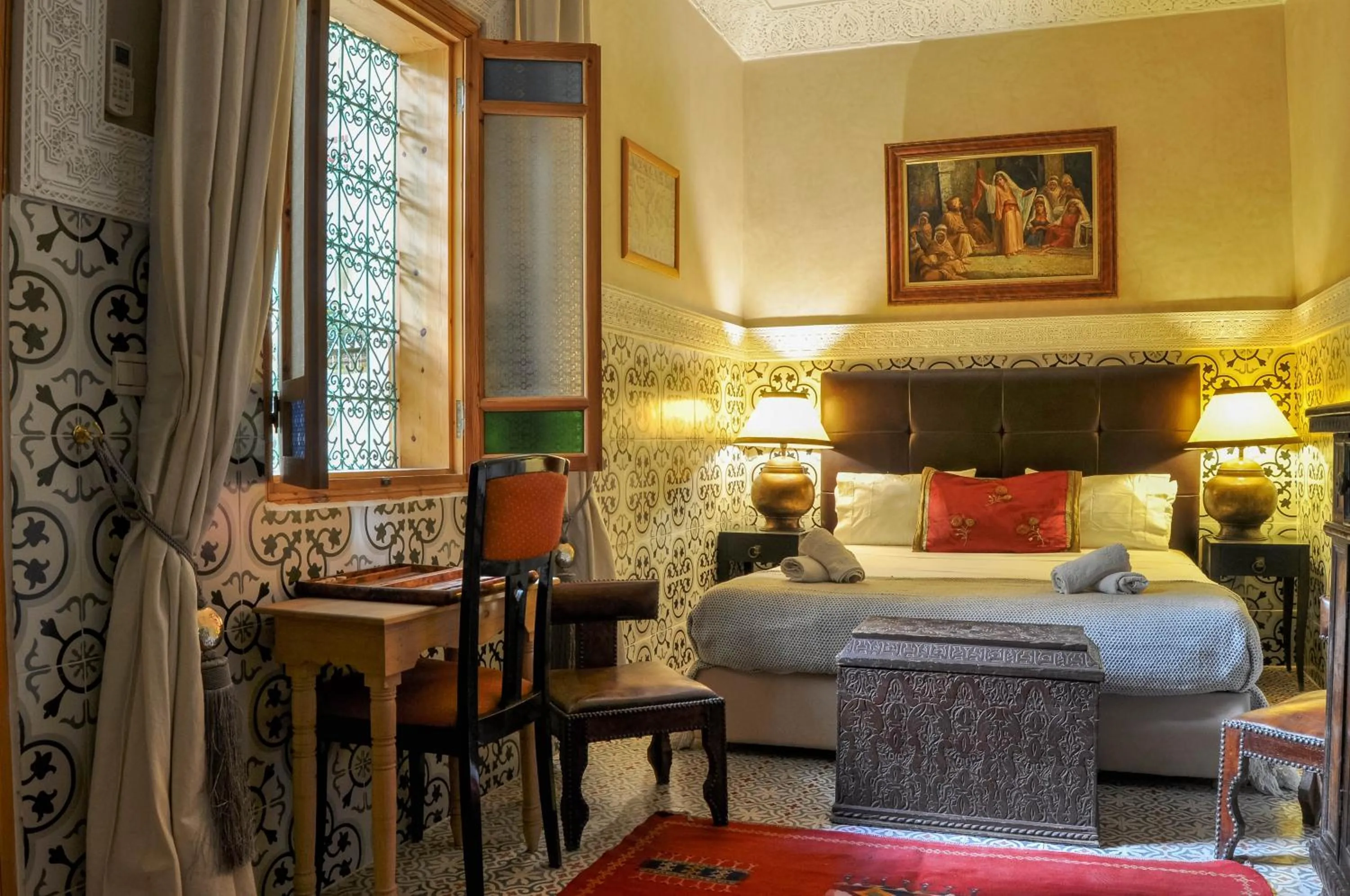 Bedroom, Bed in Riad Inaka