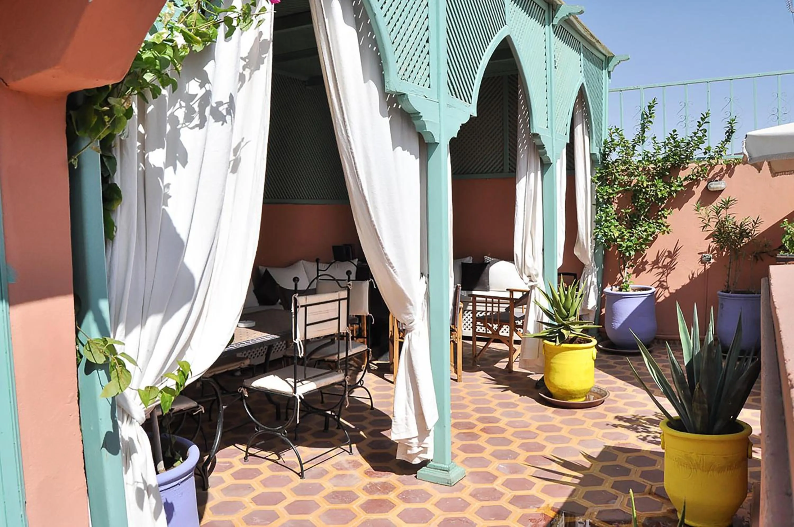 Patio in Riad Inaka