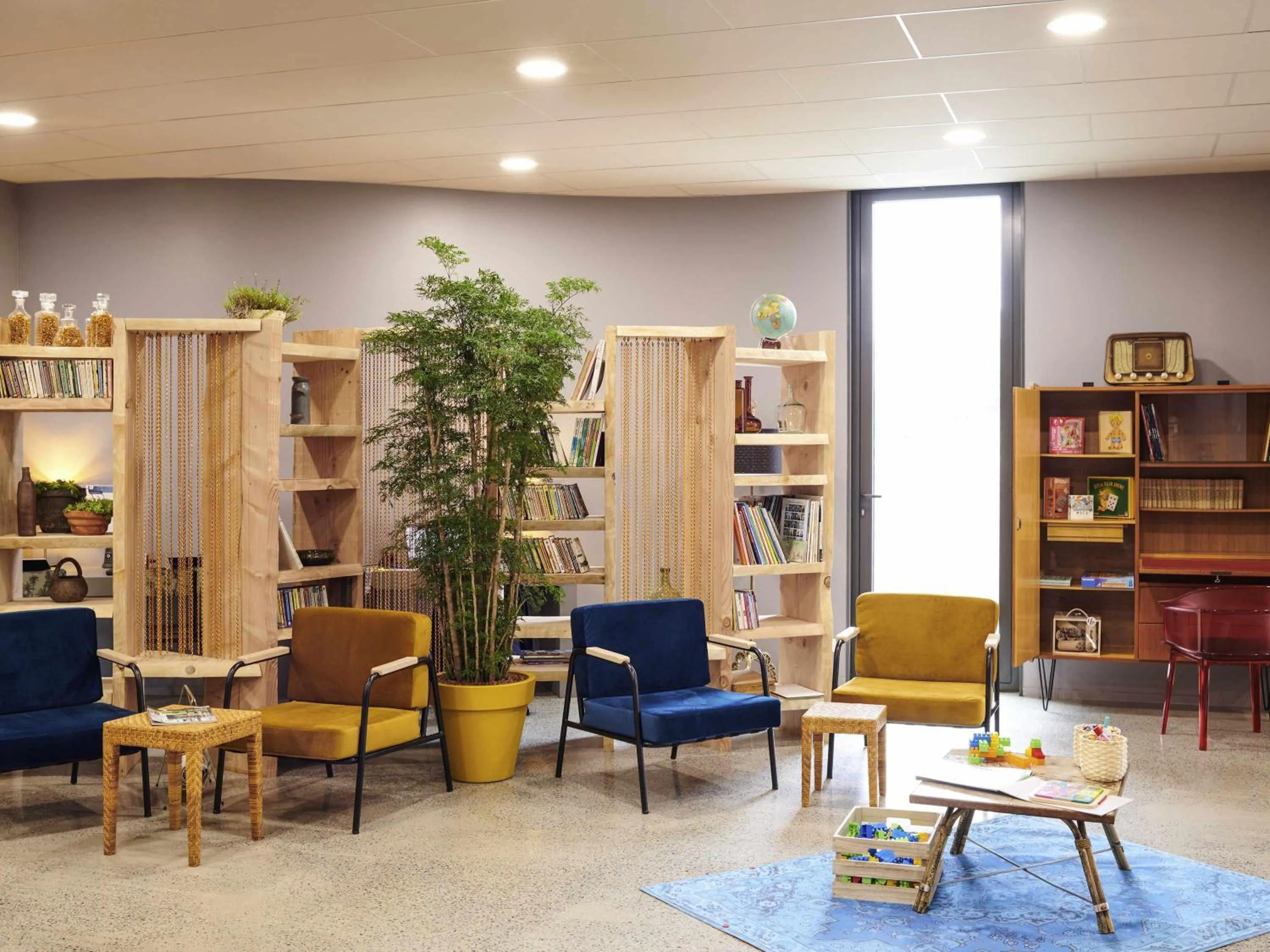 Lounge or bar in greet Hotel Rennes Pace