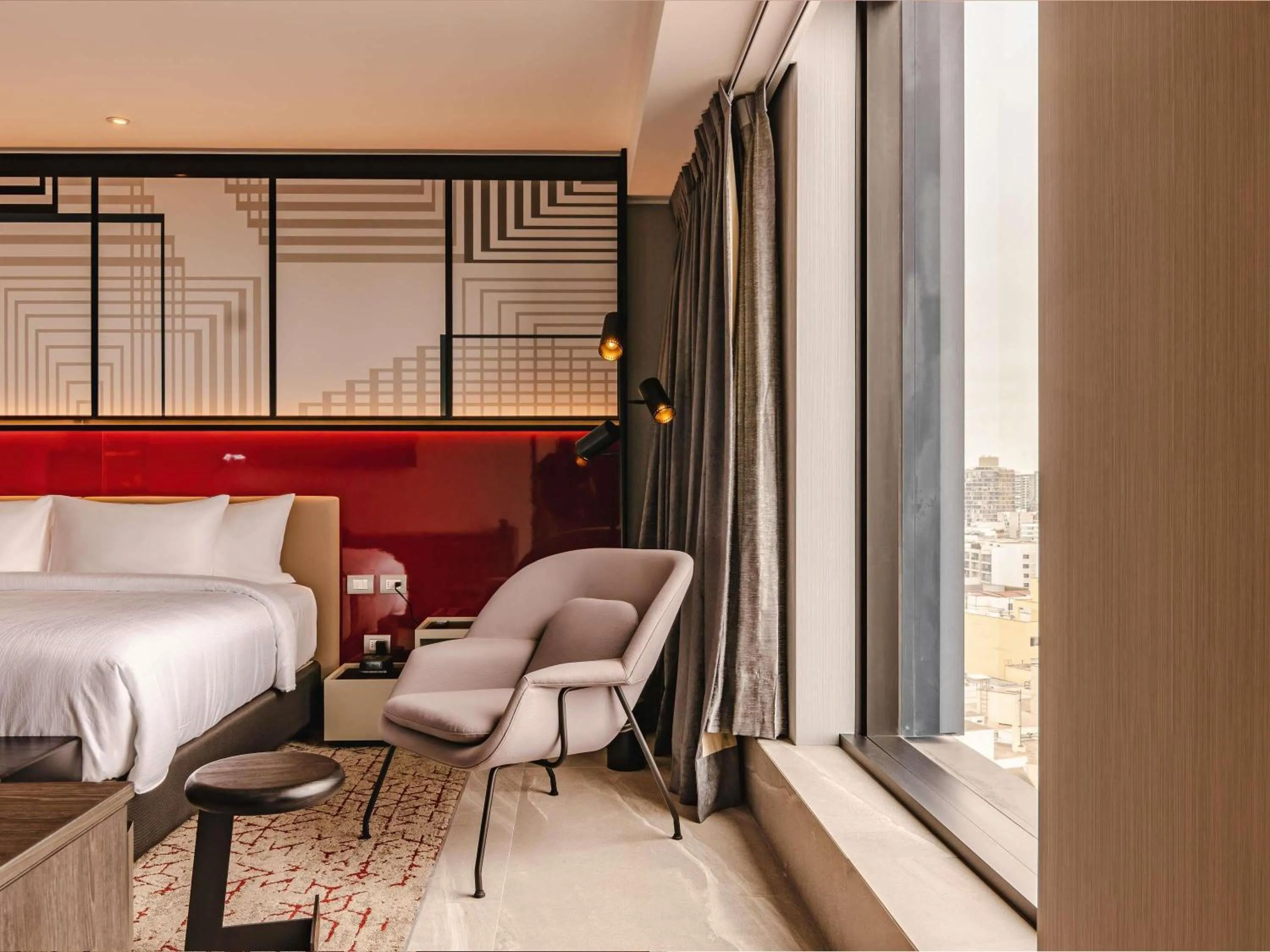 Bedroom, Bed in Pullman Lima Miraflores