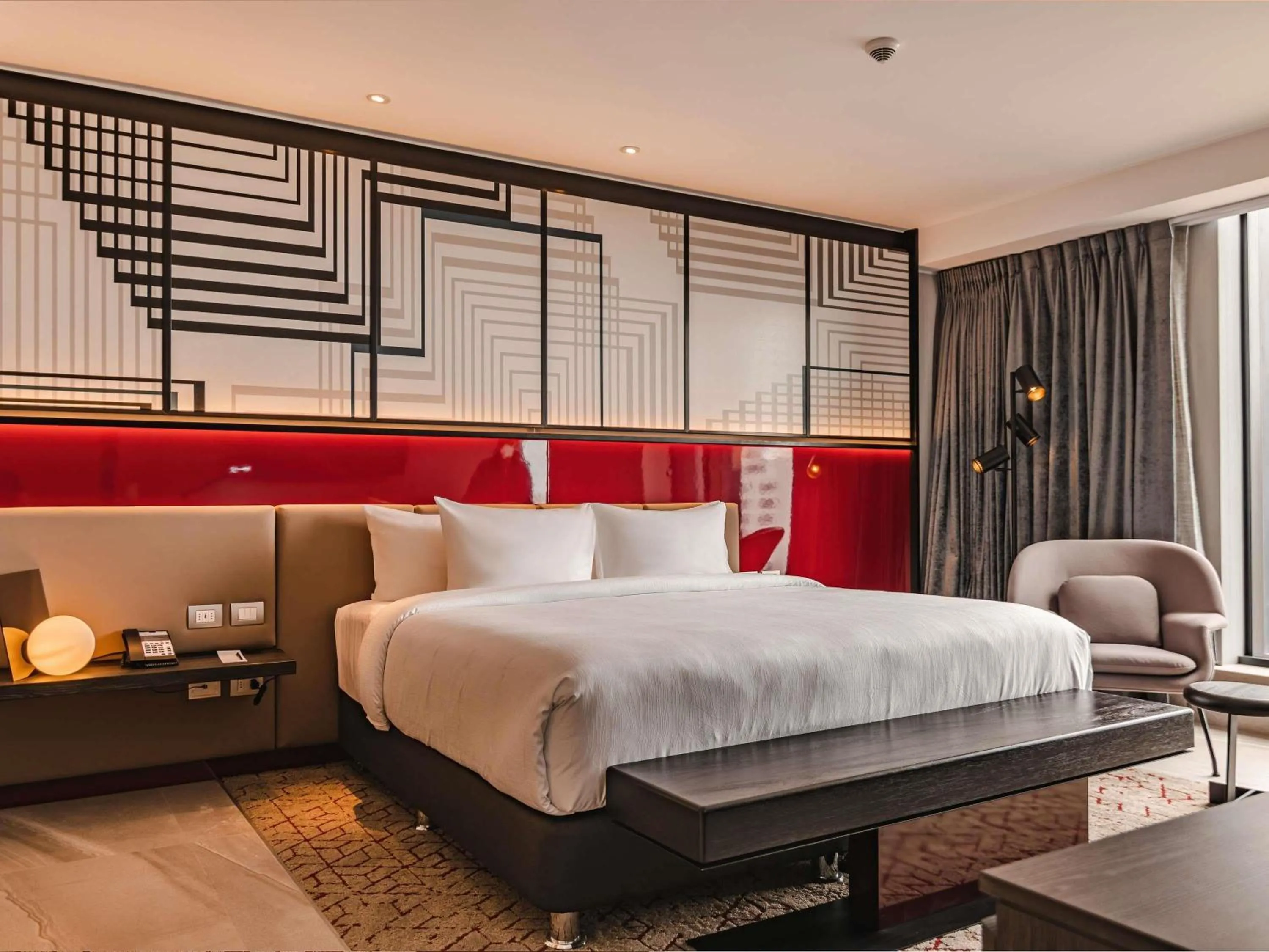 Bedroom, Bed in Pullman Lima Miraflores