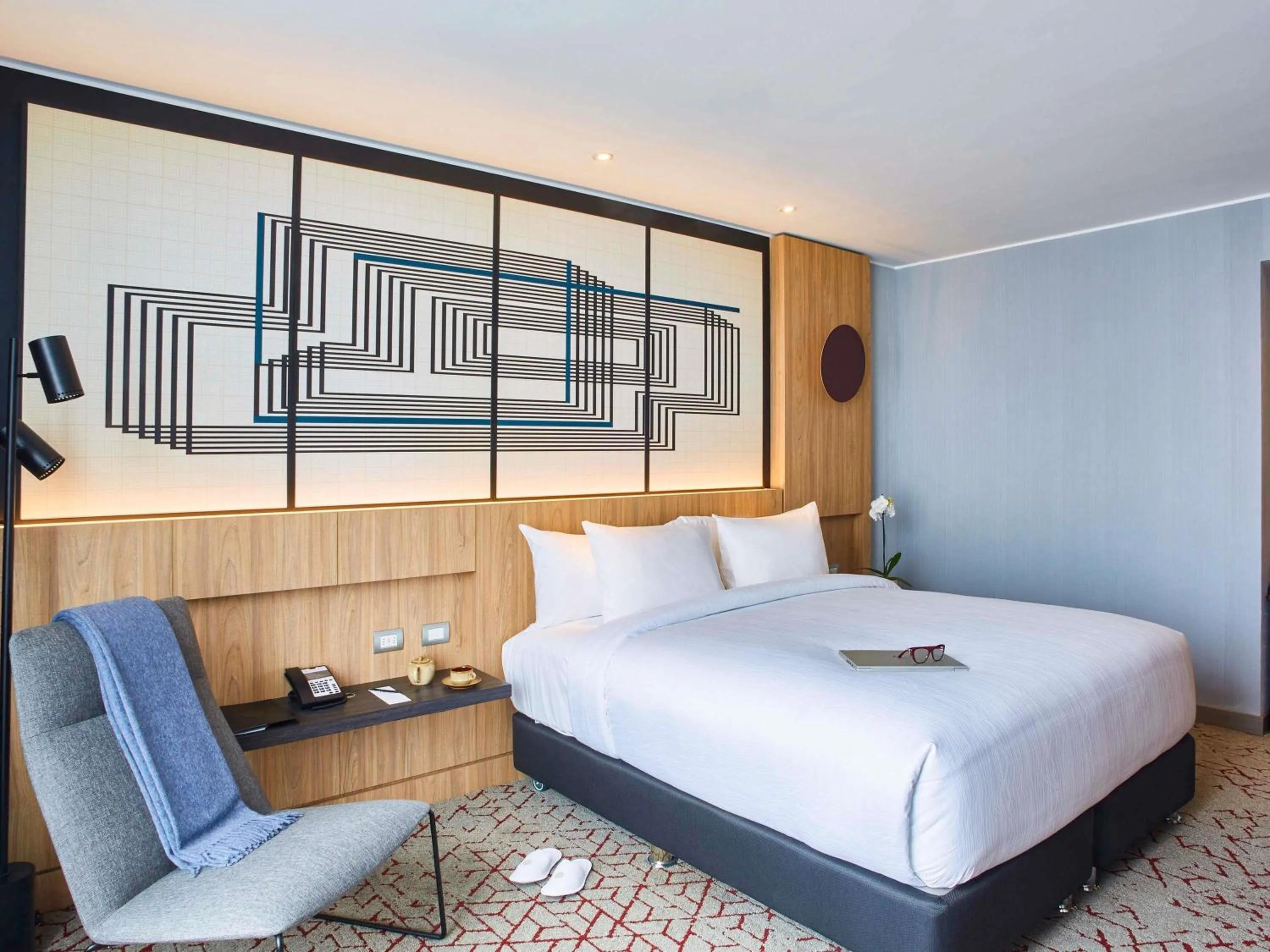 Bedroom, Bed in Pullman Lima Miraflores