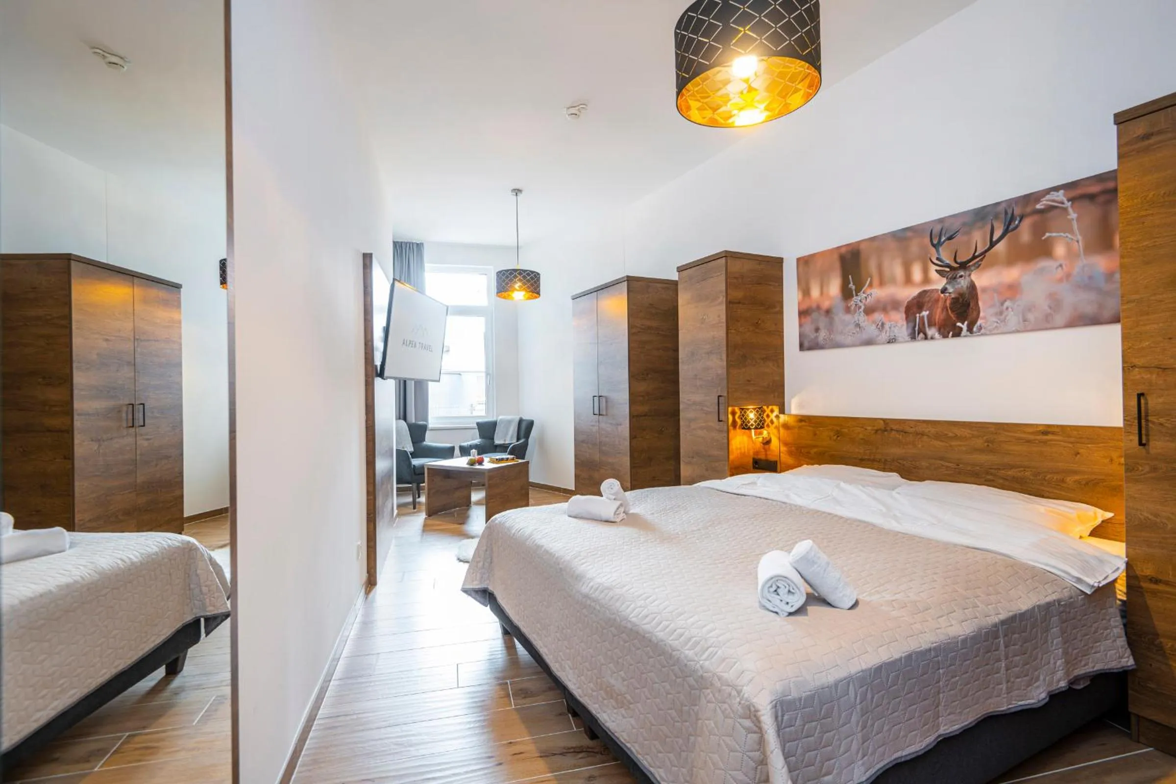 Bed in AlpenParks Hotel & Apartment Alpendorf