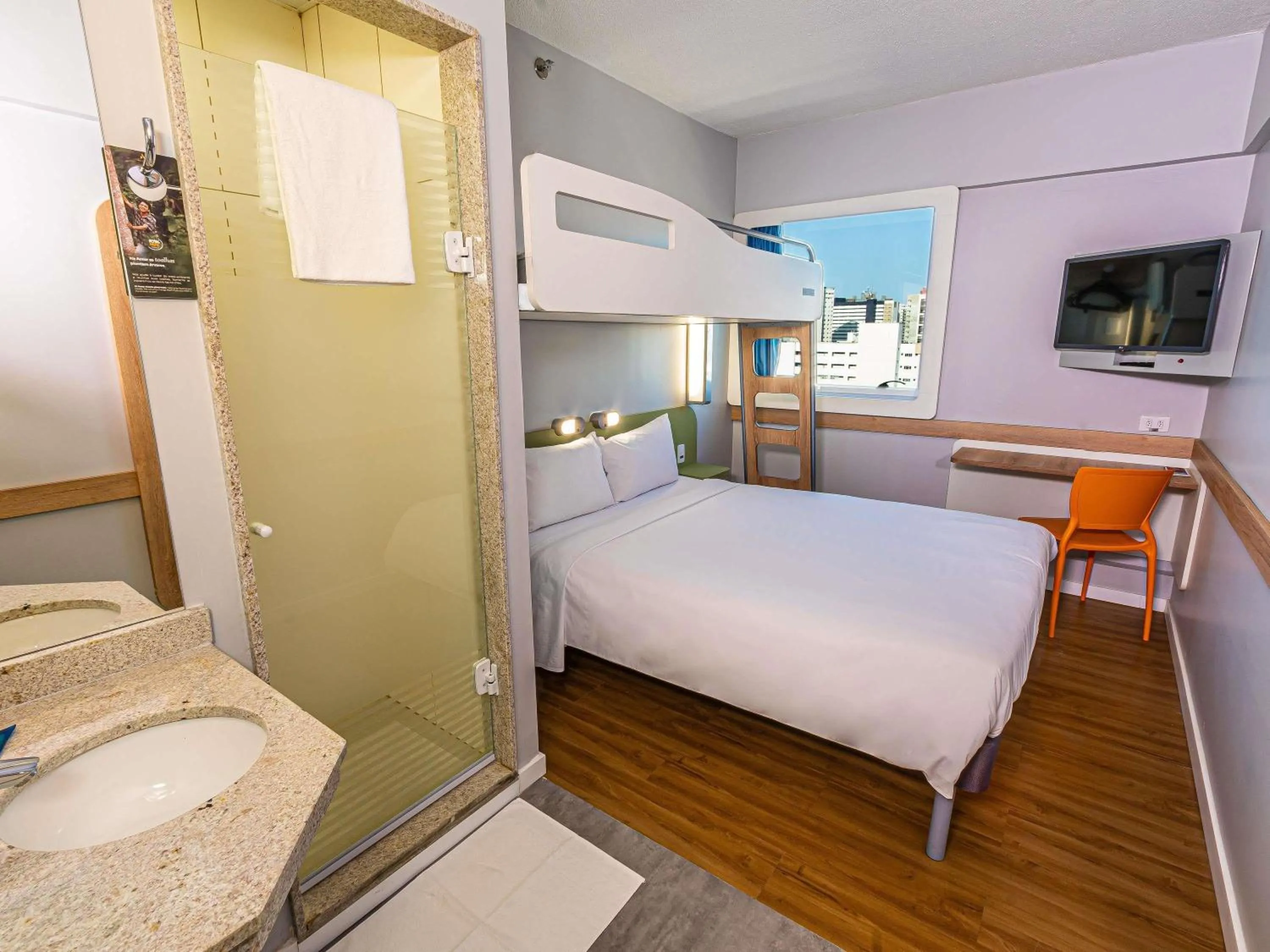 Bedroom, Bed in Ibis Budget Fortaleza Praia de Iracema