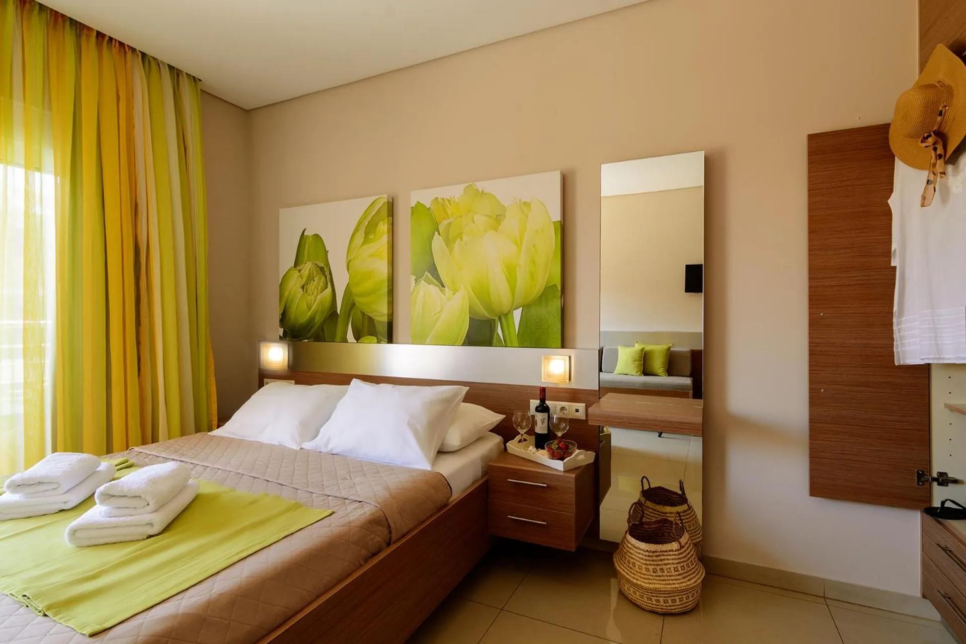 Decorative detail, Bed in Relax Hotel