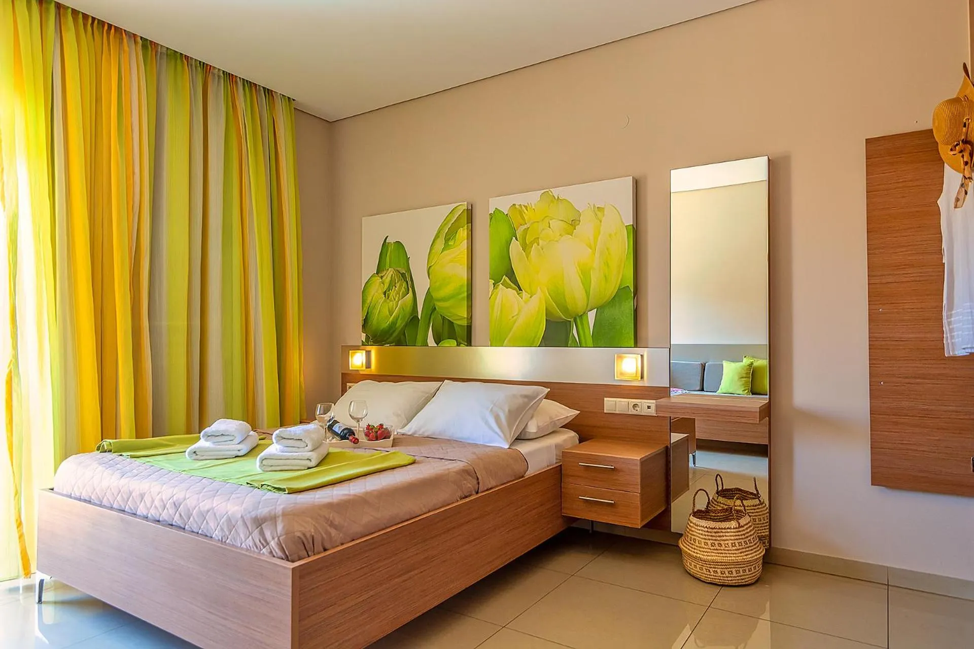 Decorative detail, Bed in Relax Hotel