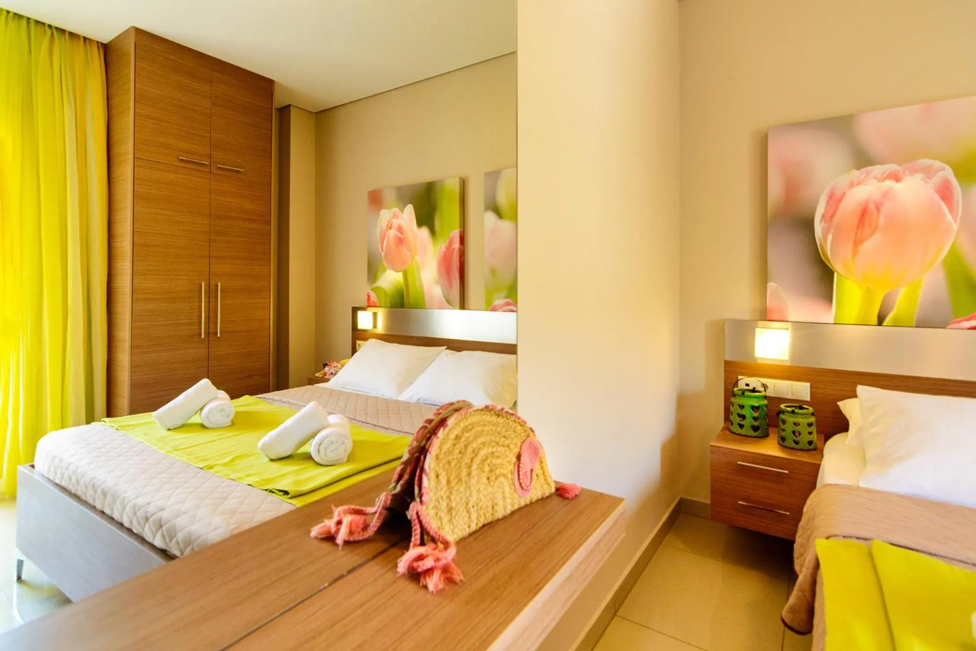 Decorative detail, Bed in Relax Hotel