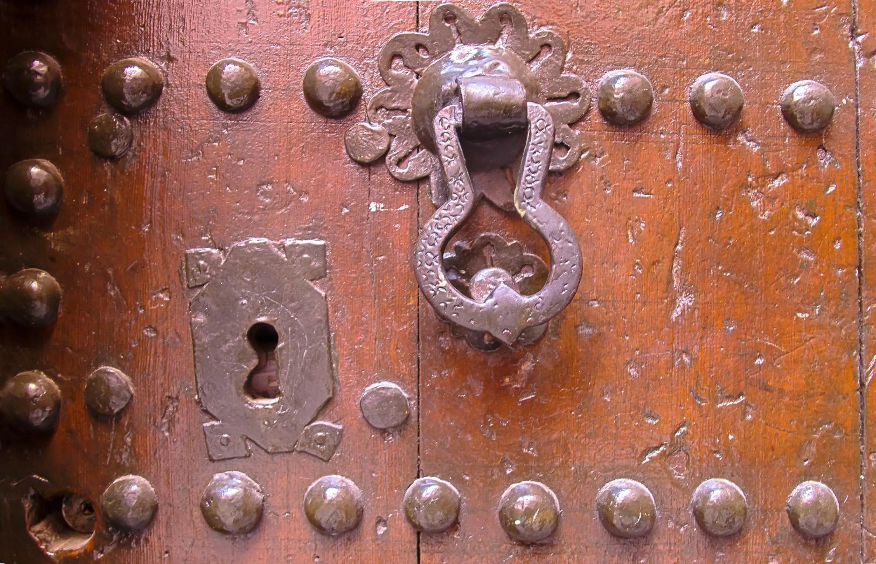 Decorative detail in Riad Ben Youssef