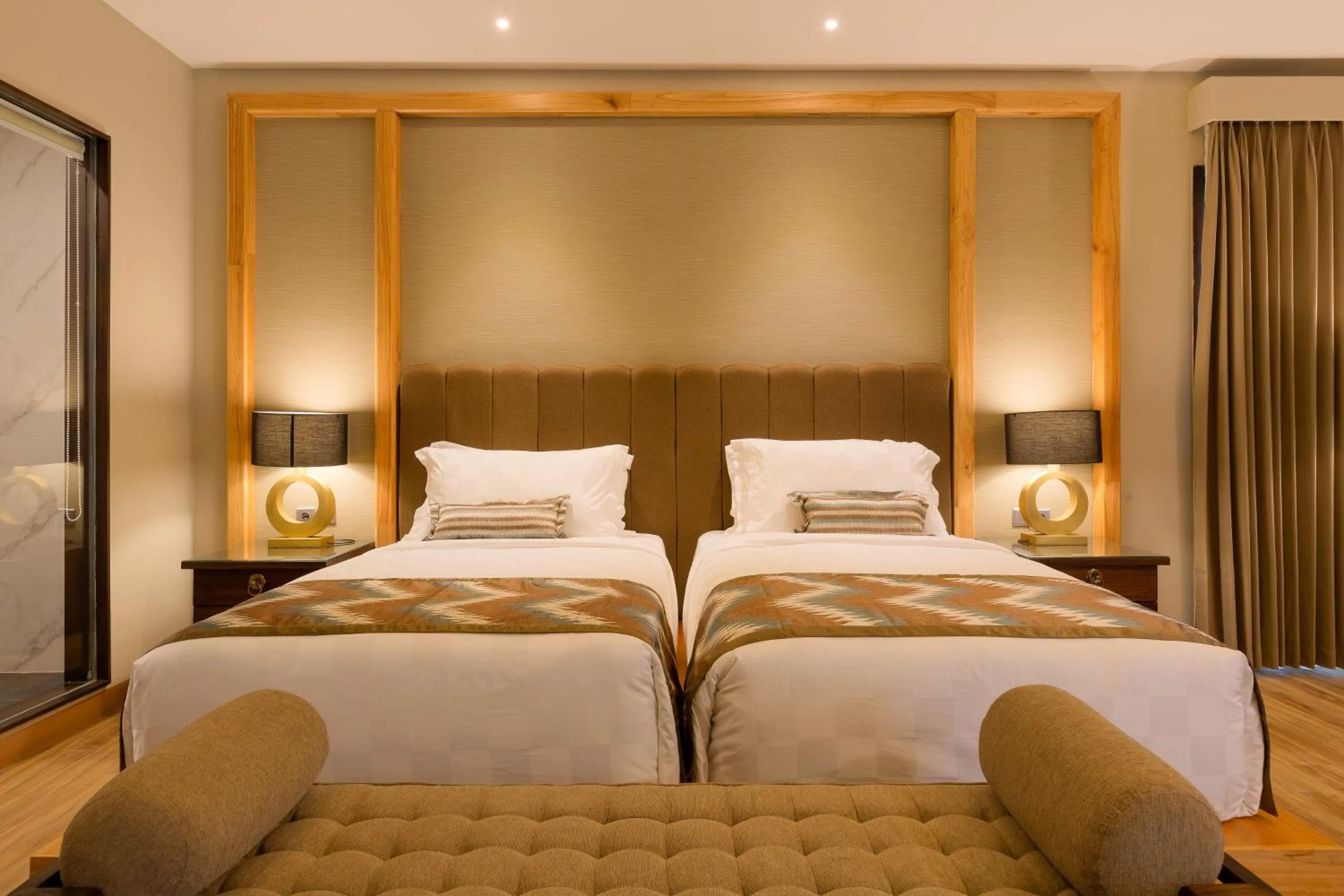 Bed in The Gantari Ubud Hotel & Villa