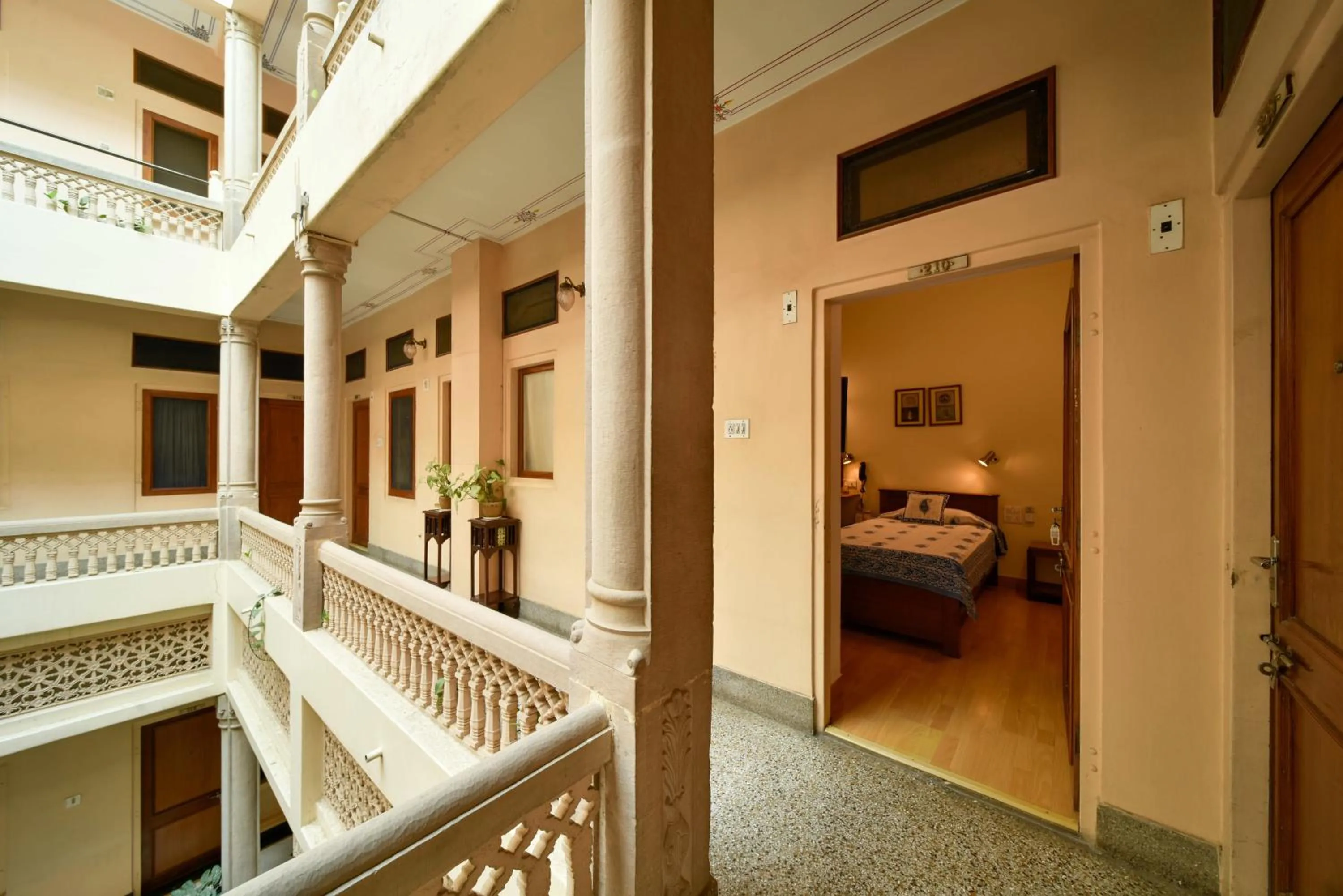 View (from property/room), Bed in Hotel Arya Niwas