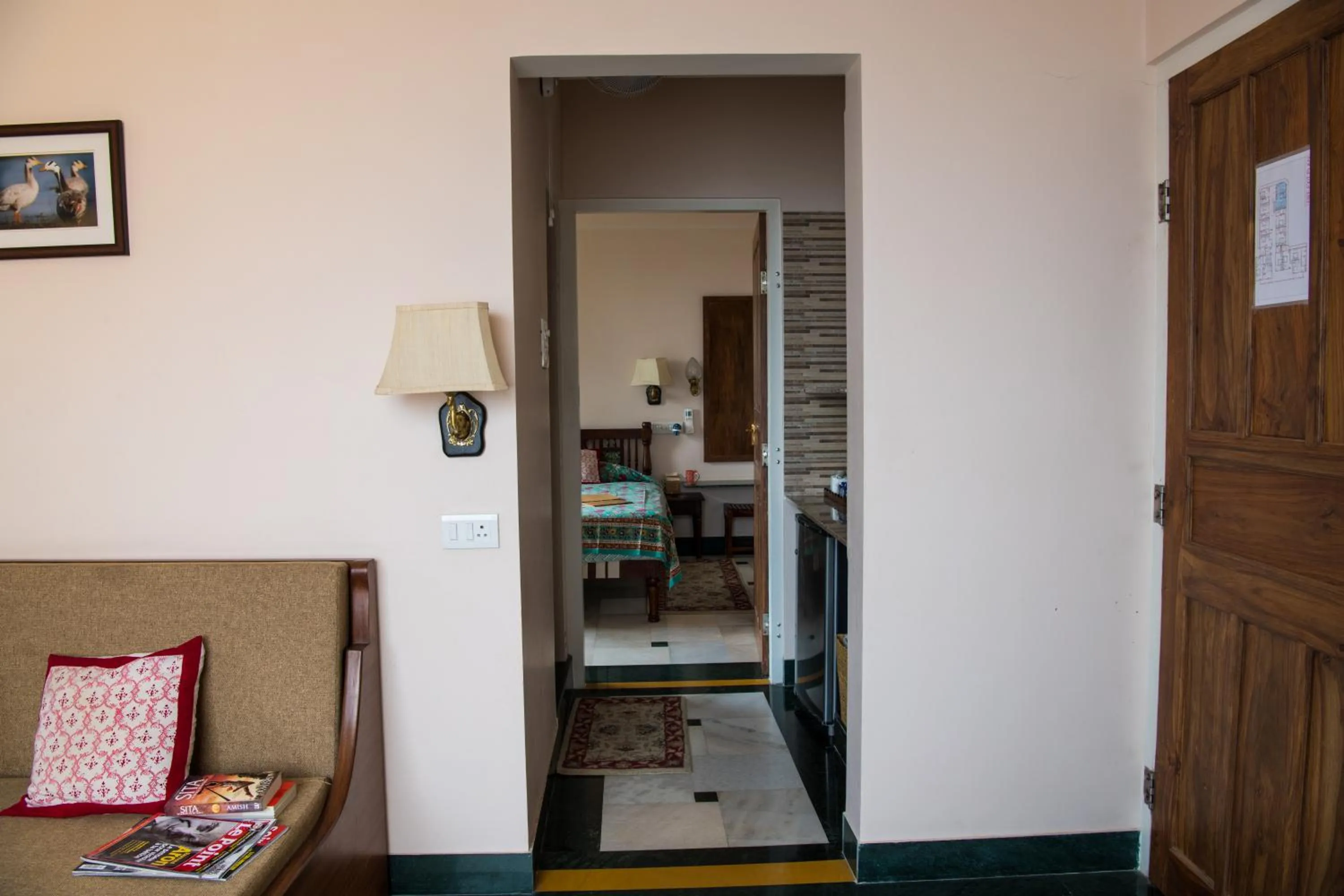 Kitchen or kitchenette in Hotel Arya Niwas