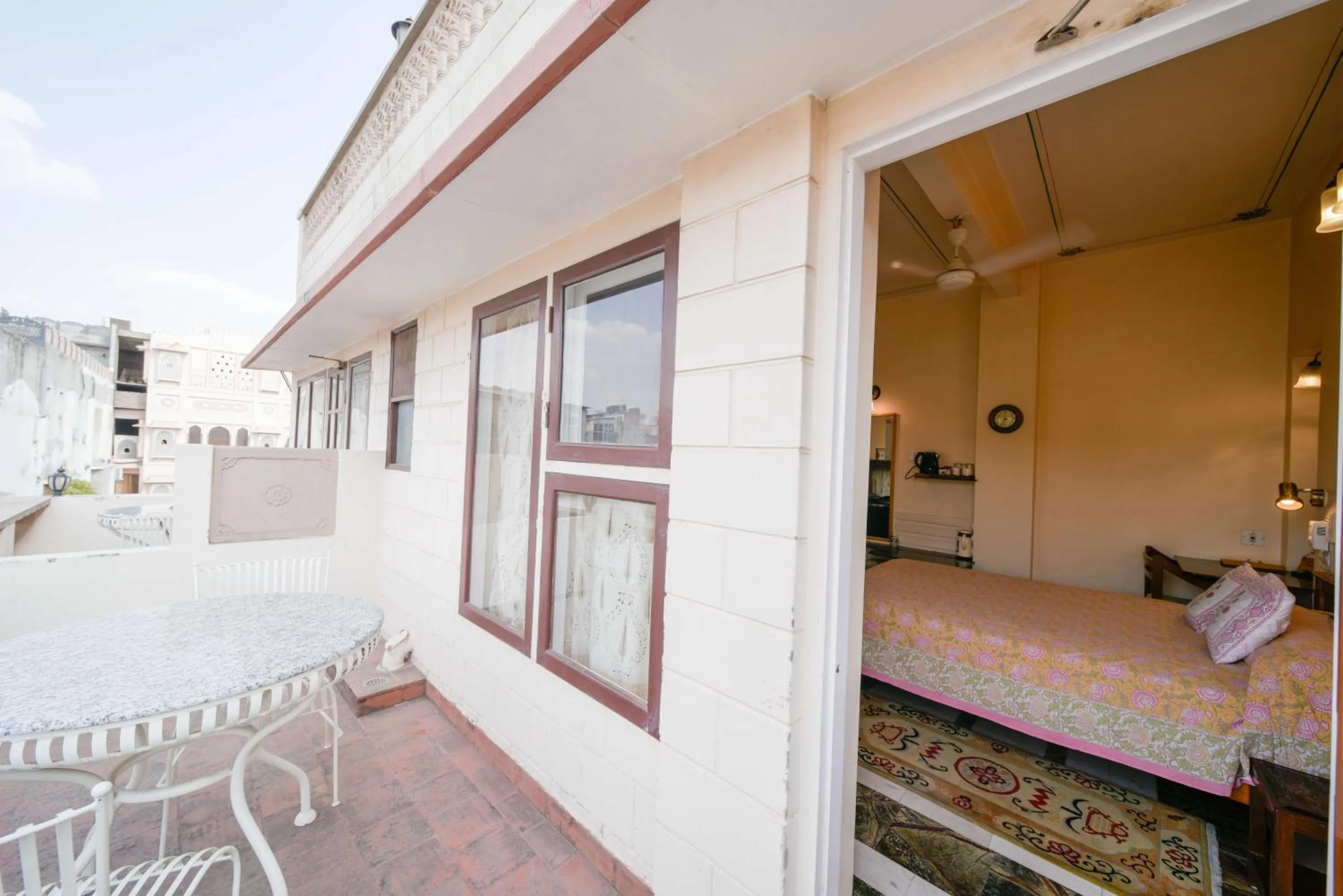 Balcony/Terrace in Hotel Arya Niwas