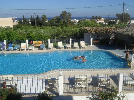 Pool view in Angelina Studios