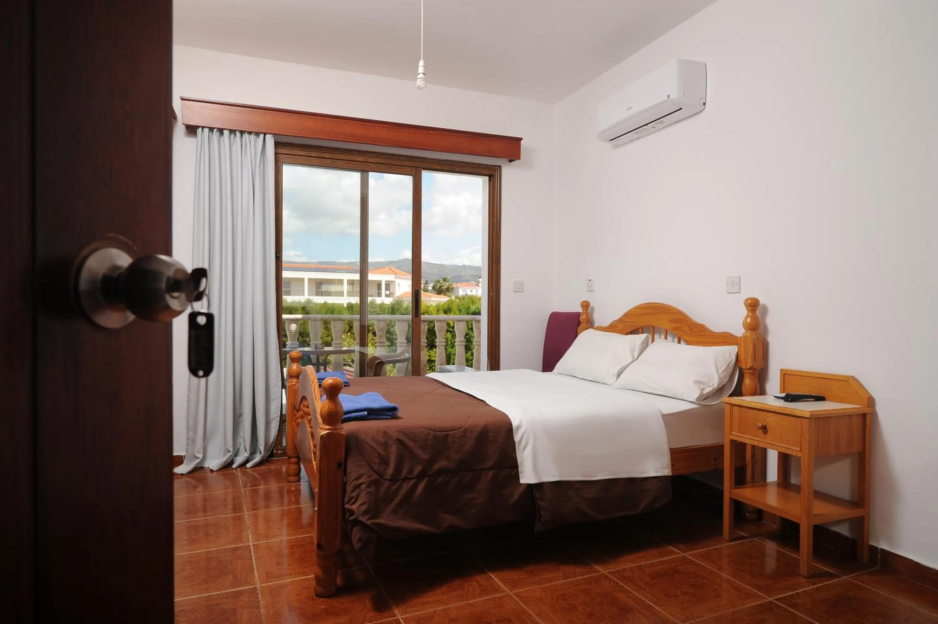 Bed in Bella Rosa hotel Cyprus