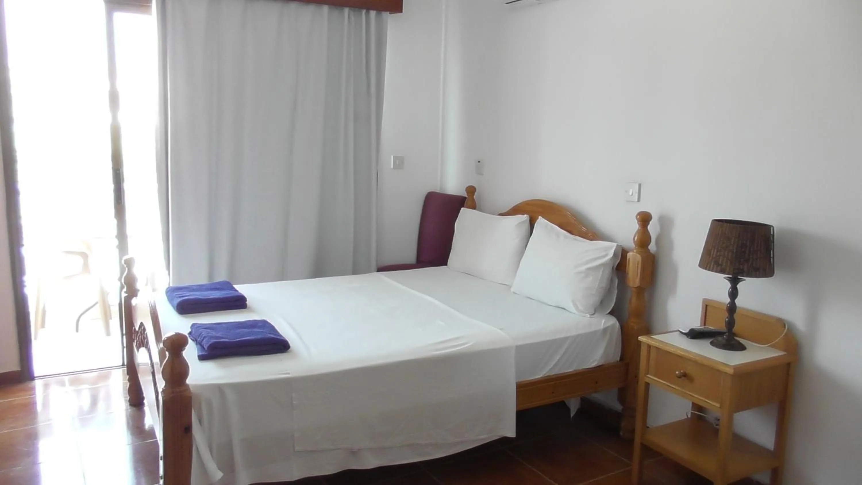 Bed in Bella Rosa hotel Cyprus