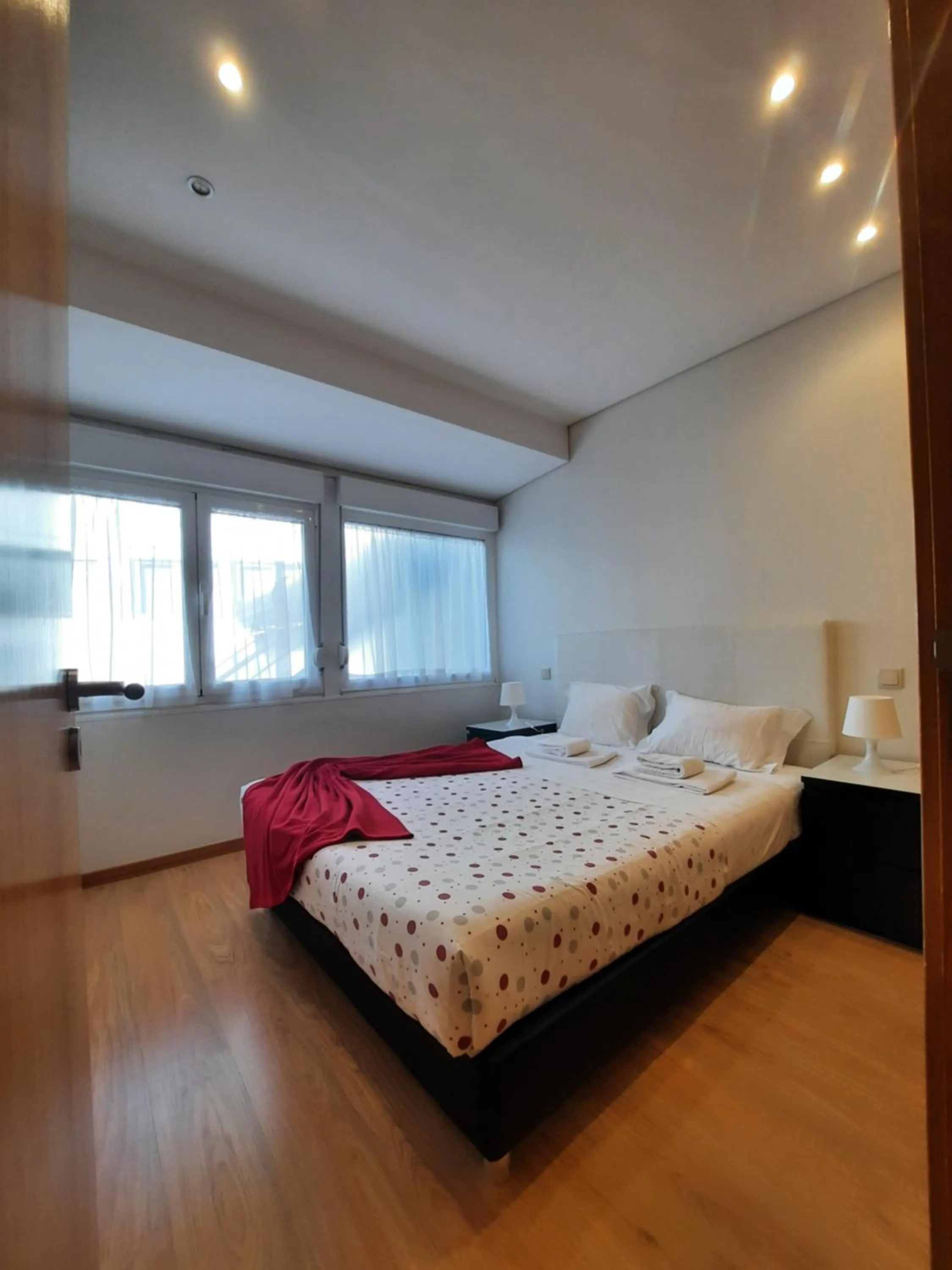 Bed in Apartamentos Portodouro - Santa Catarina