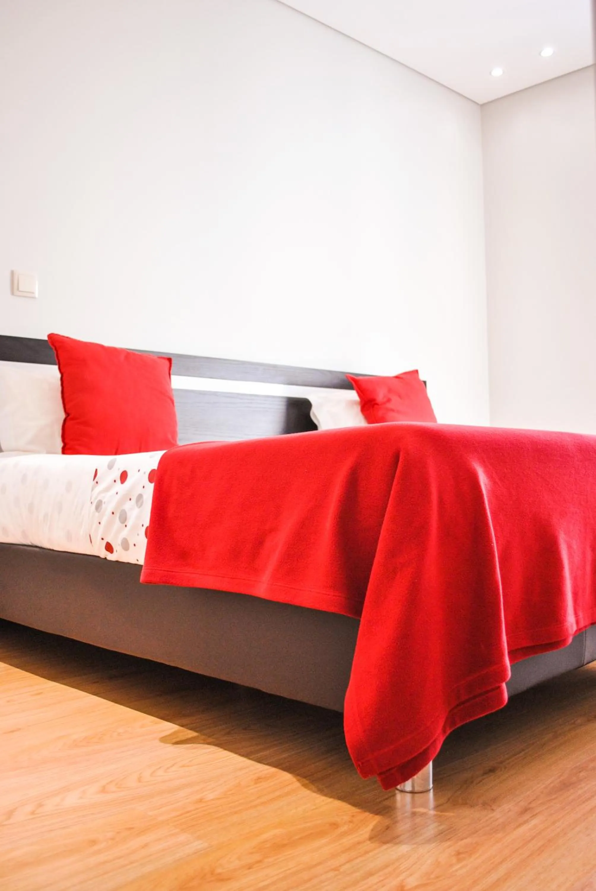 Bed in Apartamentos Portodouro - Santa Catarina