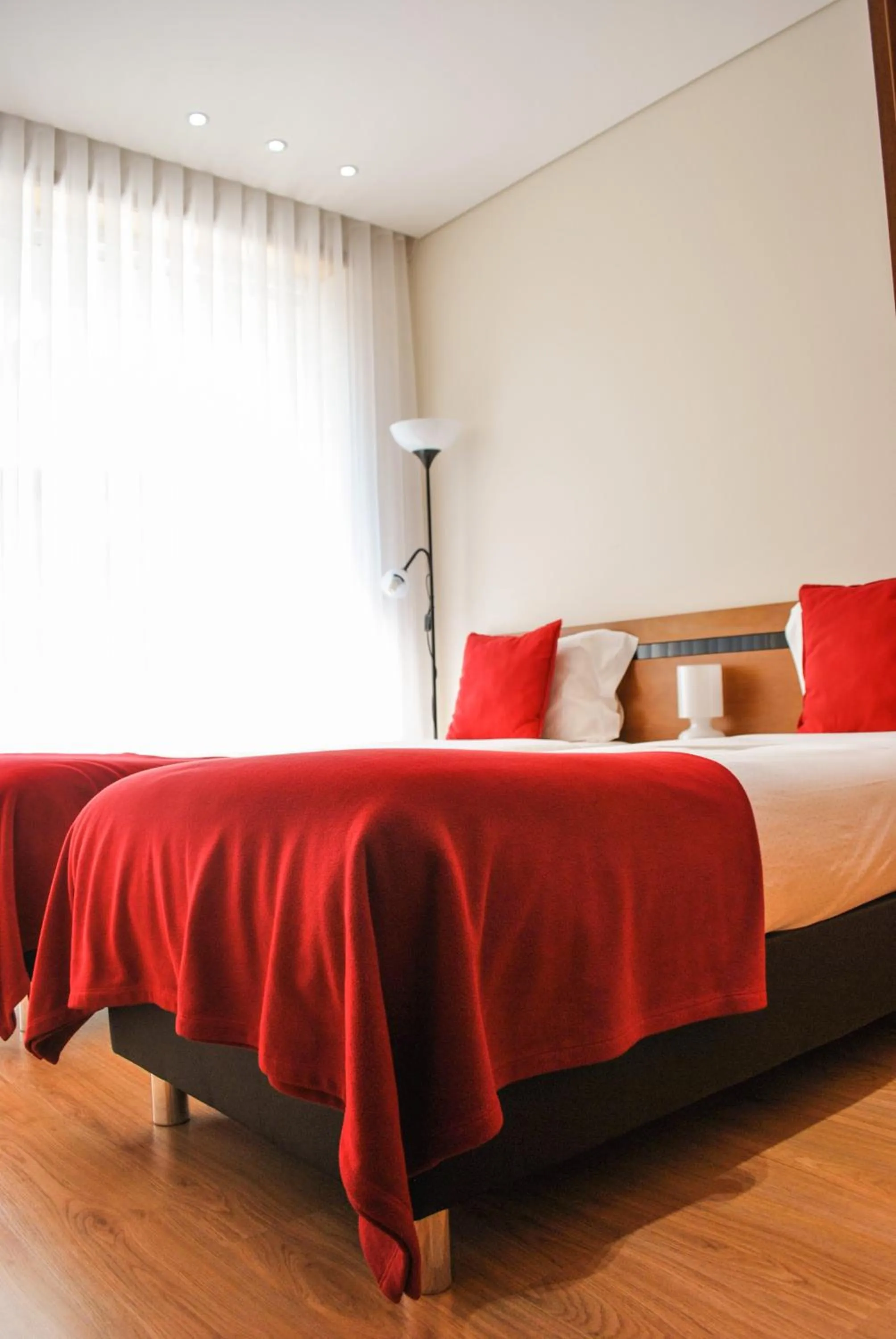 Bed in Apartamentos Portodouro - Santa Catarina