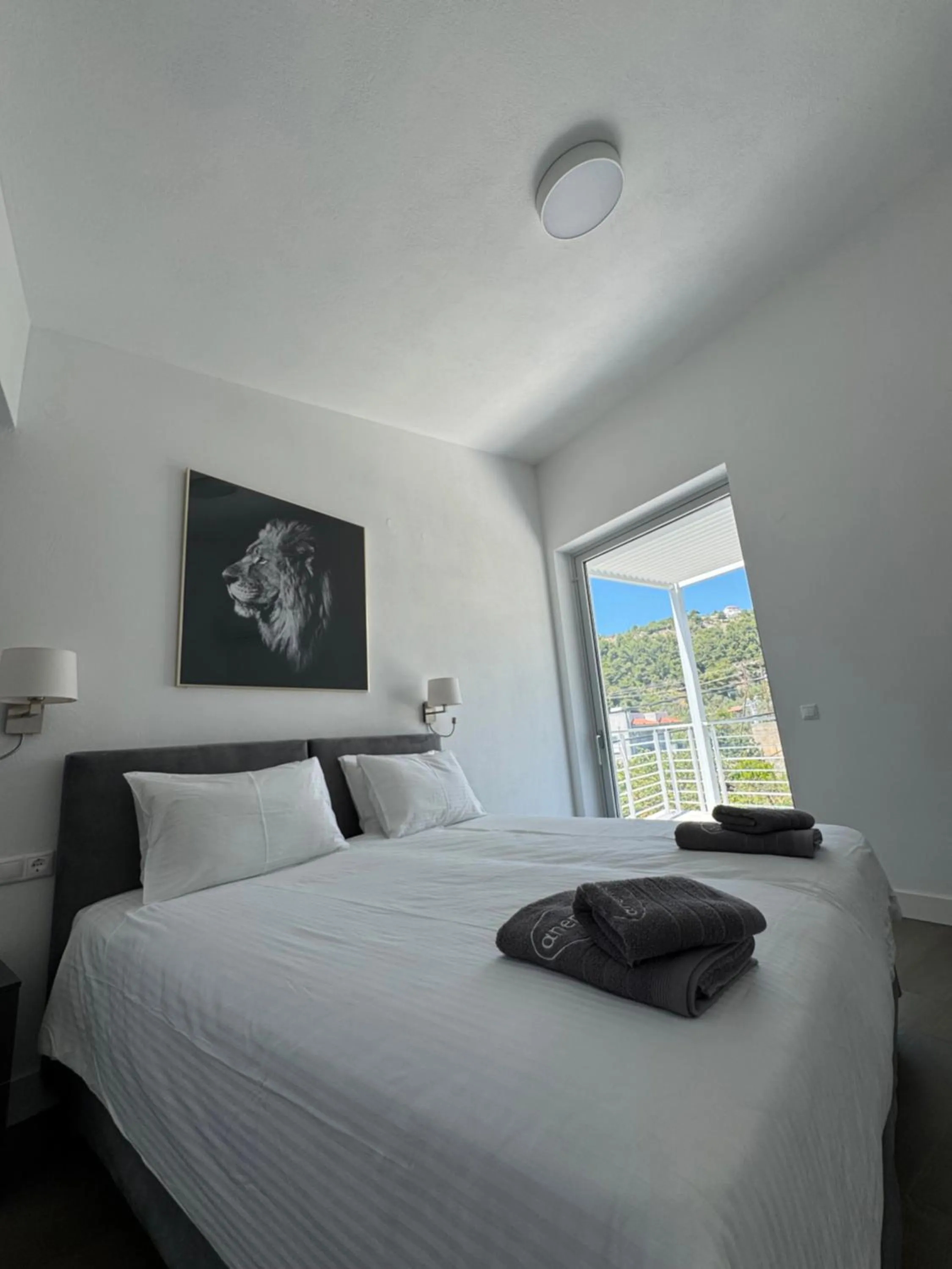 Bedroom, Bed in Anemoni Beach Hotel