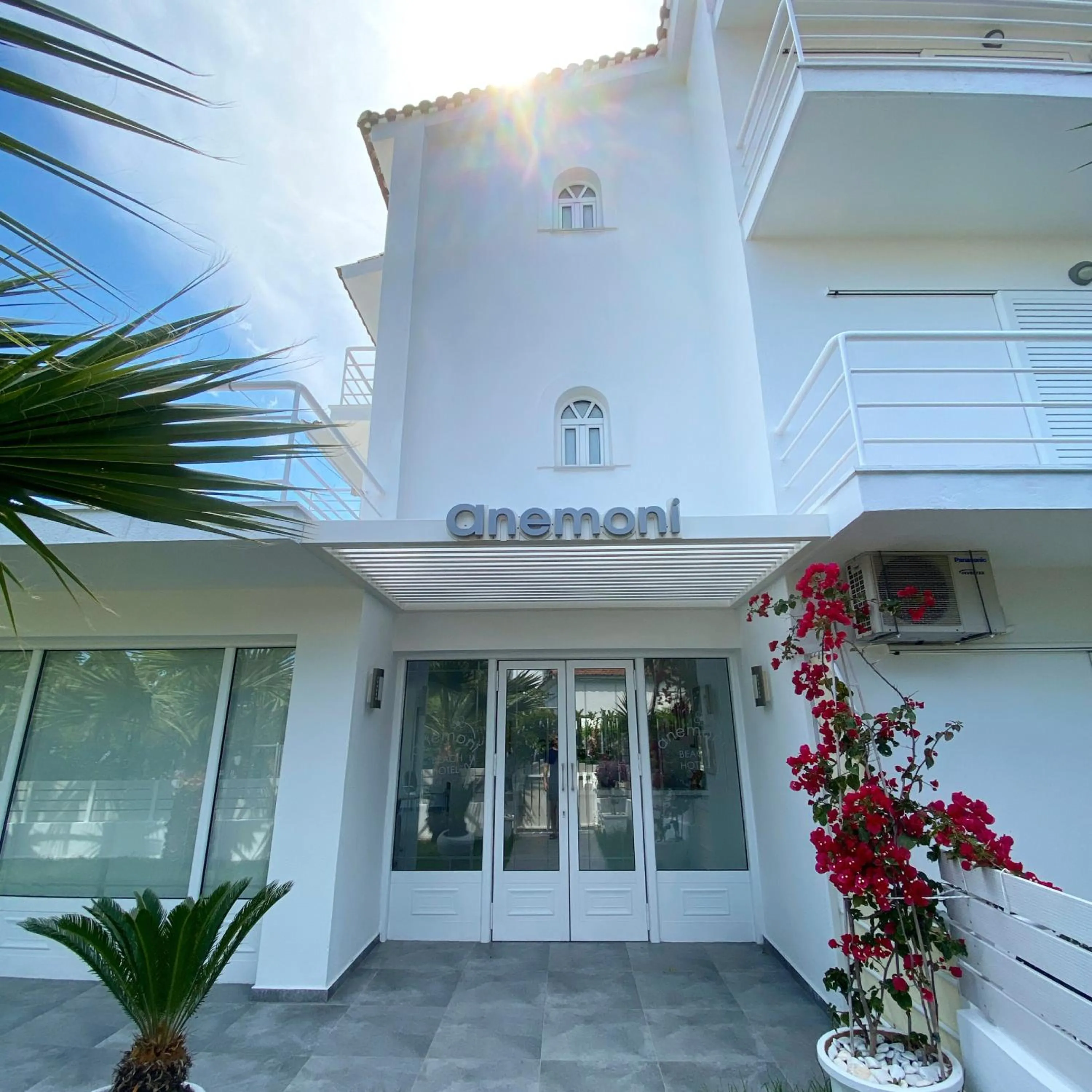 Facade/entrance in Anemoni Beach Hotel