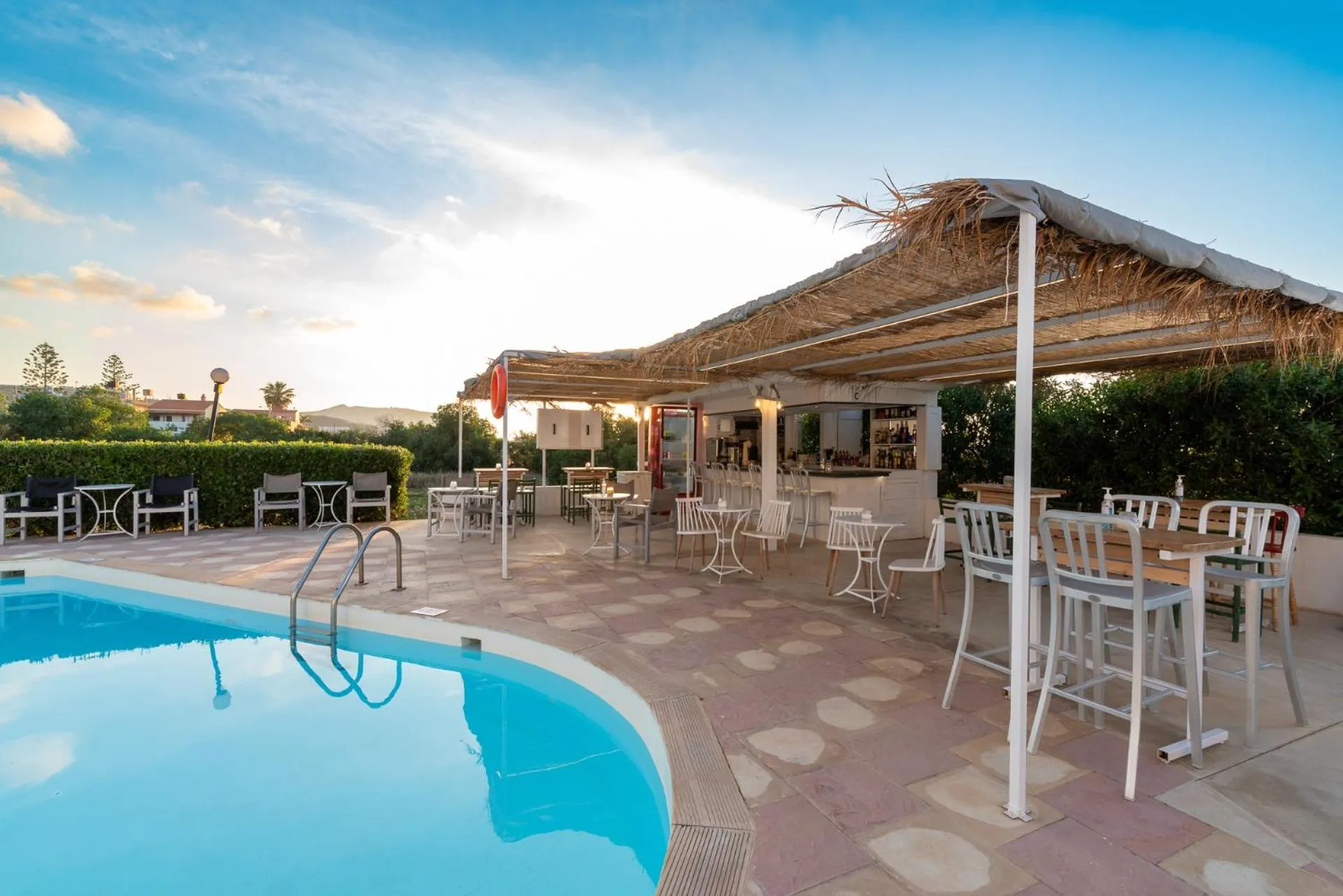 Swimming pool in Anemos Inn by Estia