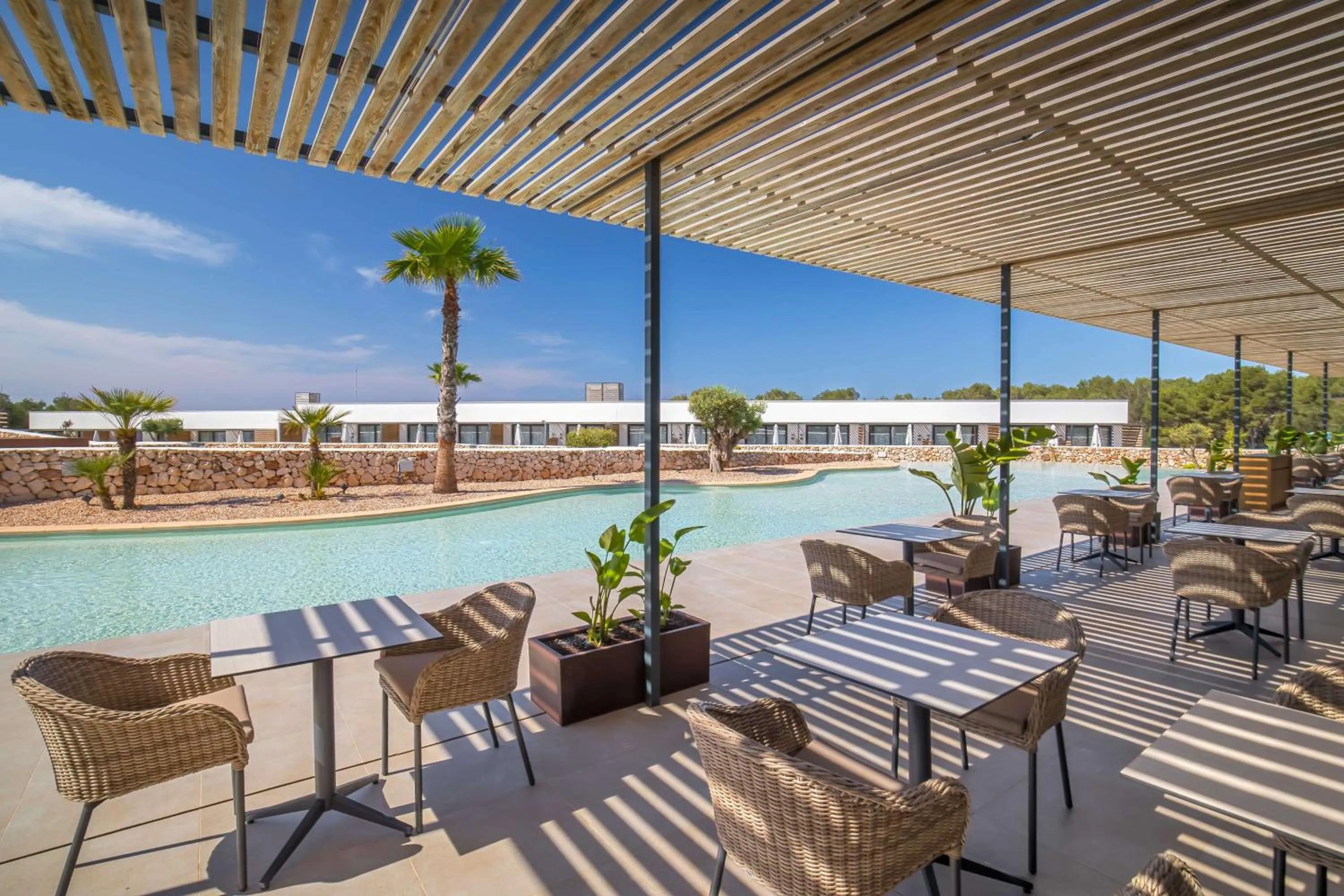 Pool view in Barceló Nura