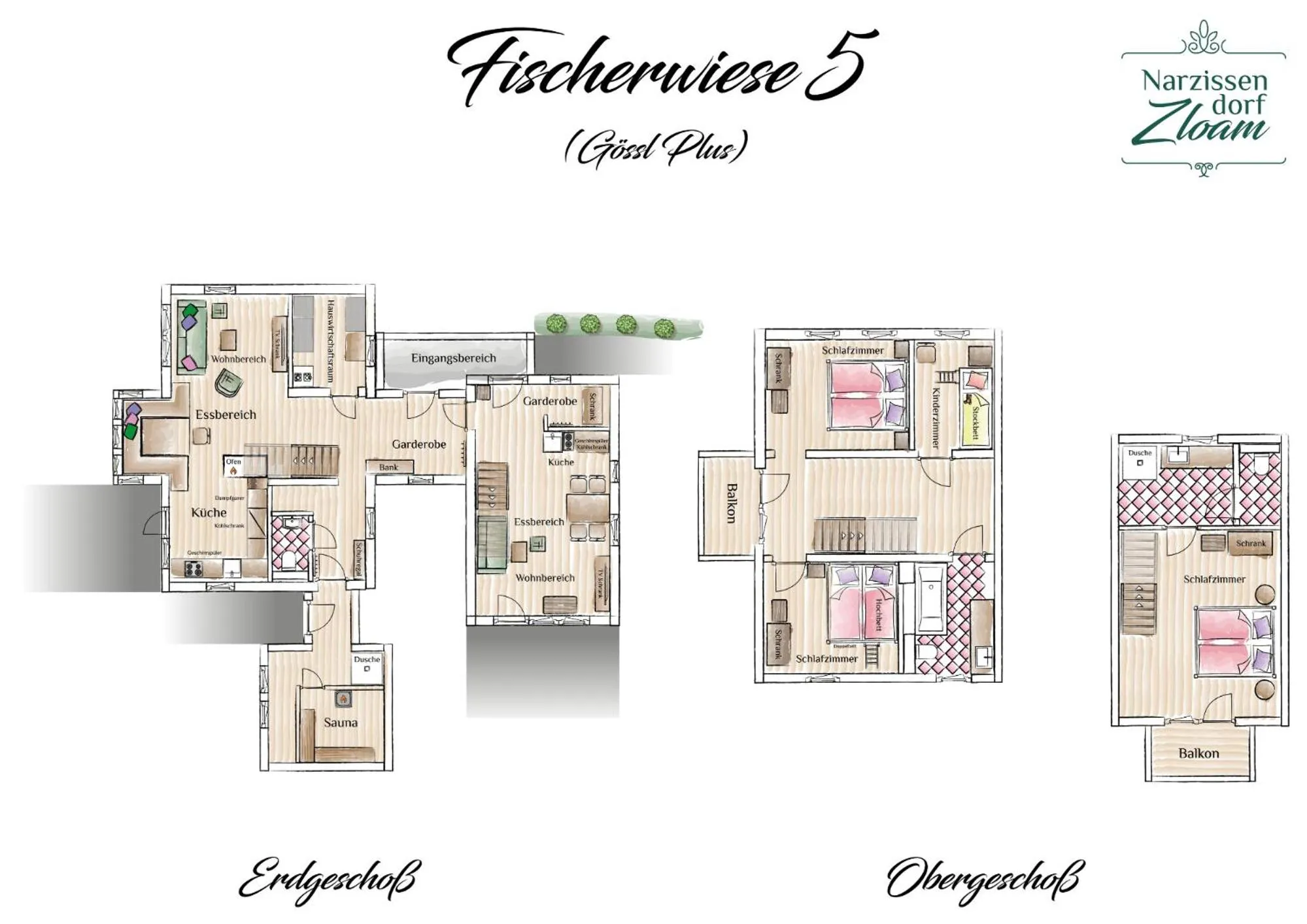 Floor plan in Narzissendorf Zloam