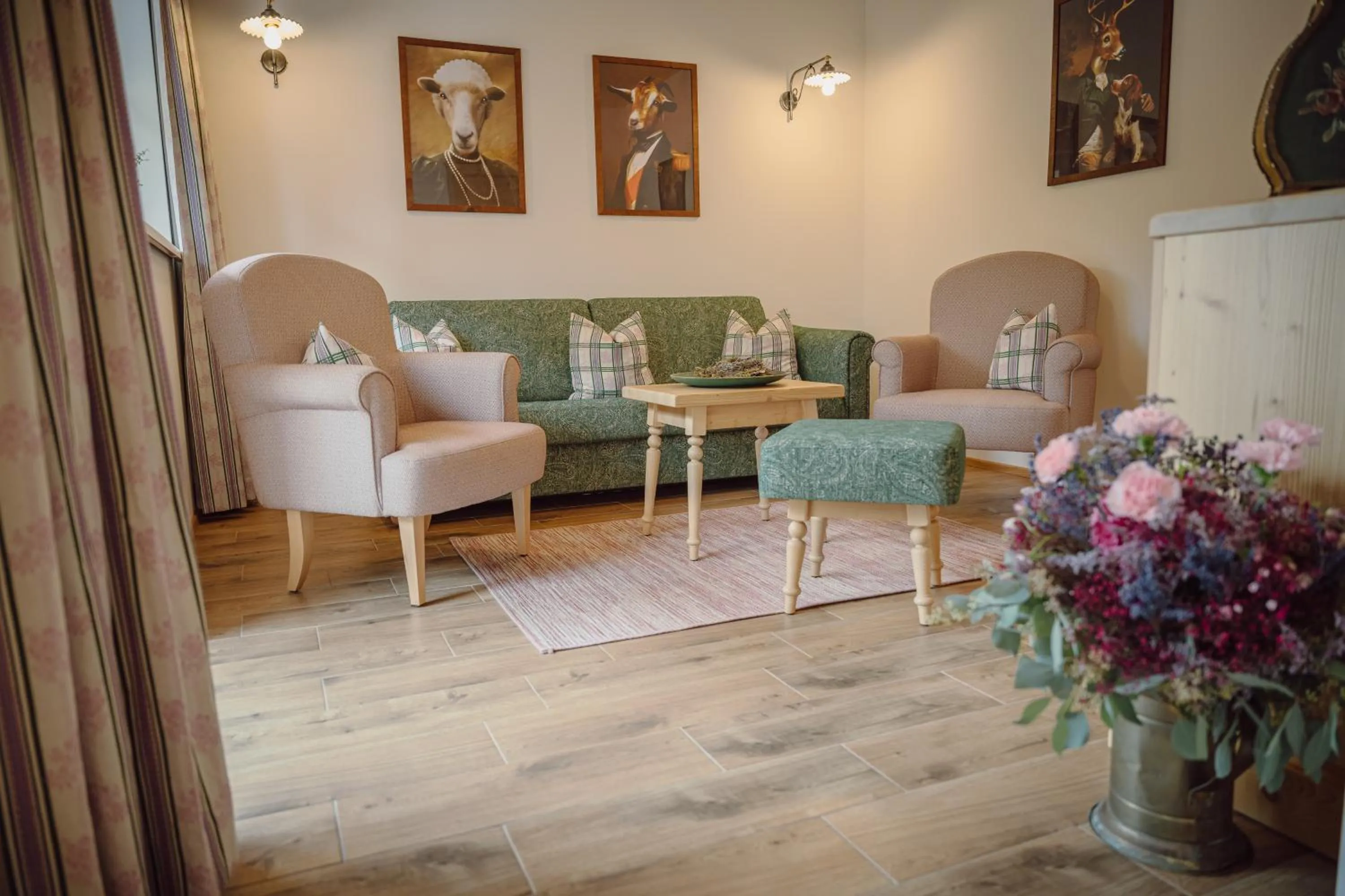 Living room in Narzissendorf Zloam