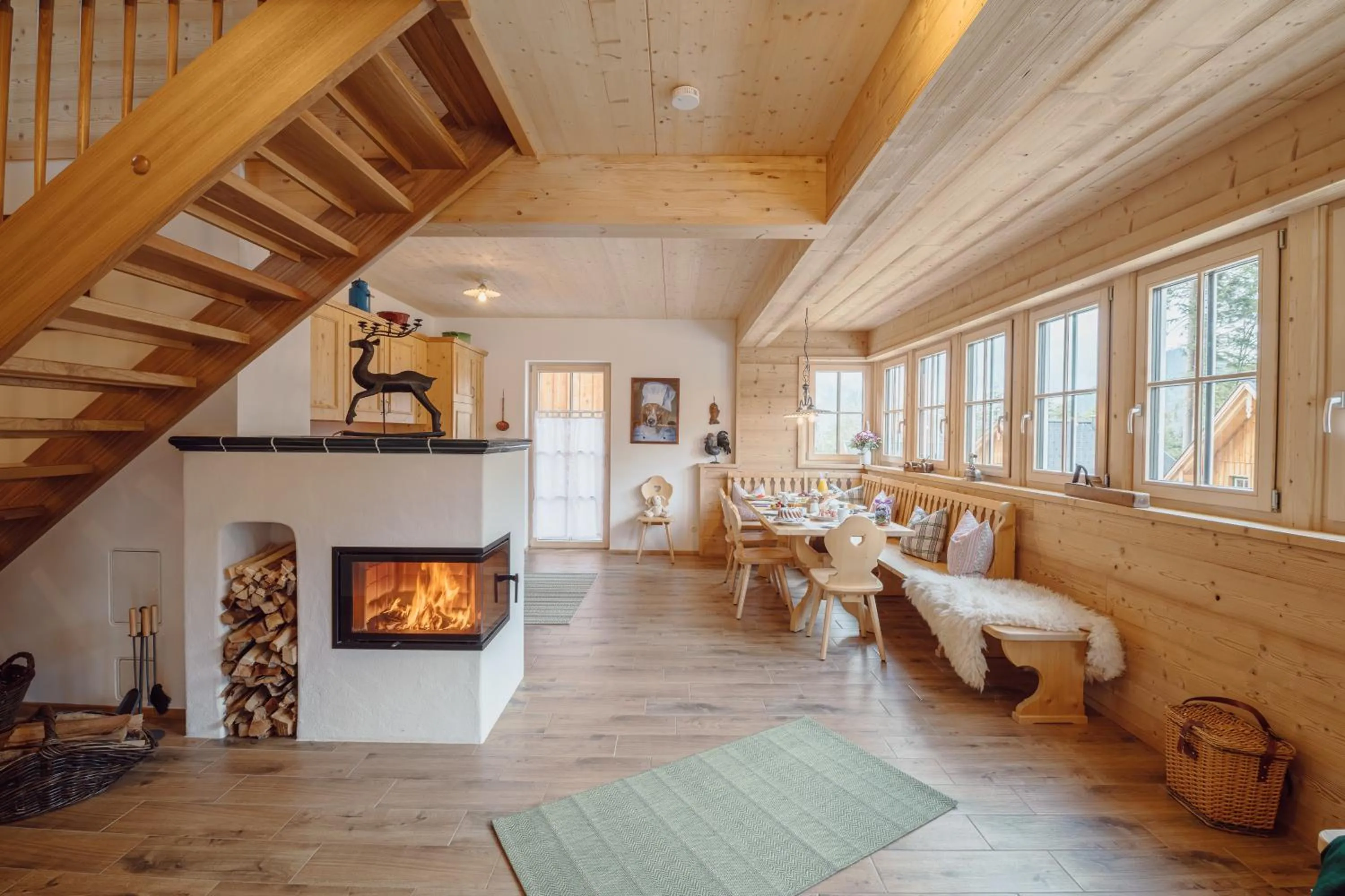 Living room in Narzissendorf Zloam