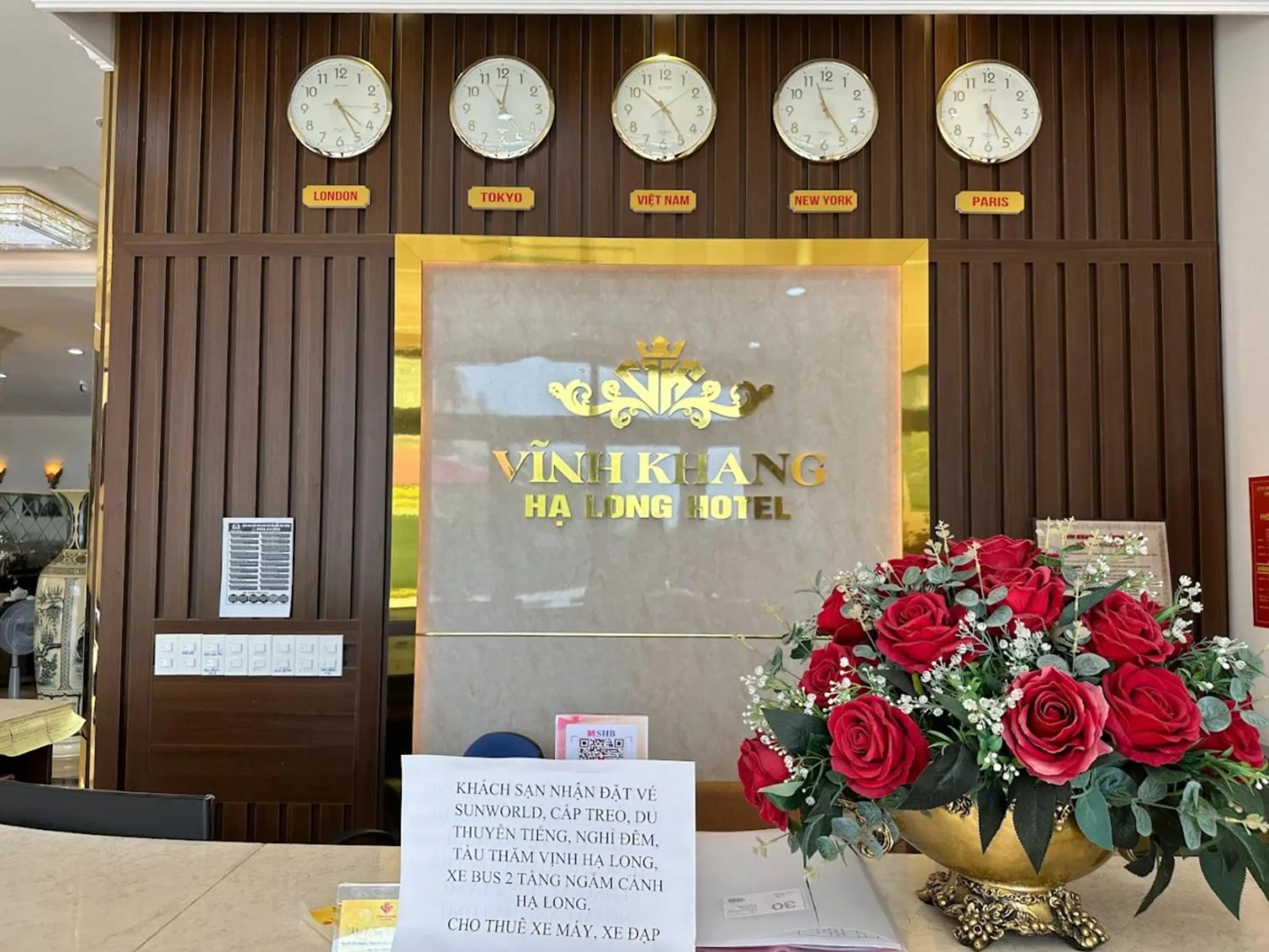 Lobby or reception in VĨNH KHANG HẠ LONG HOTEL