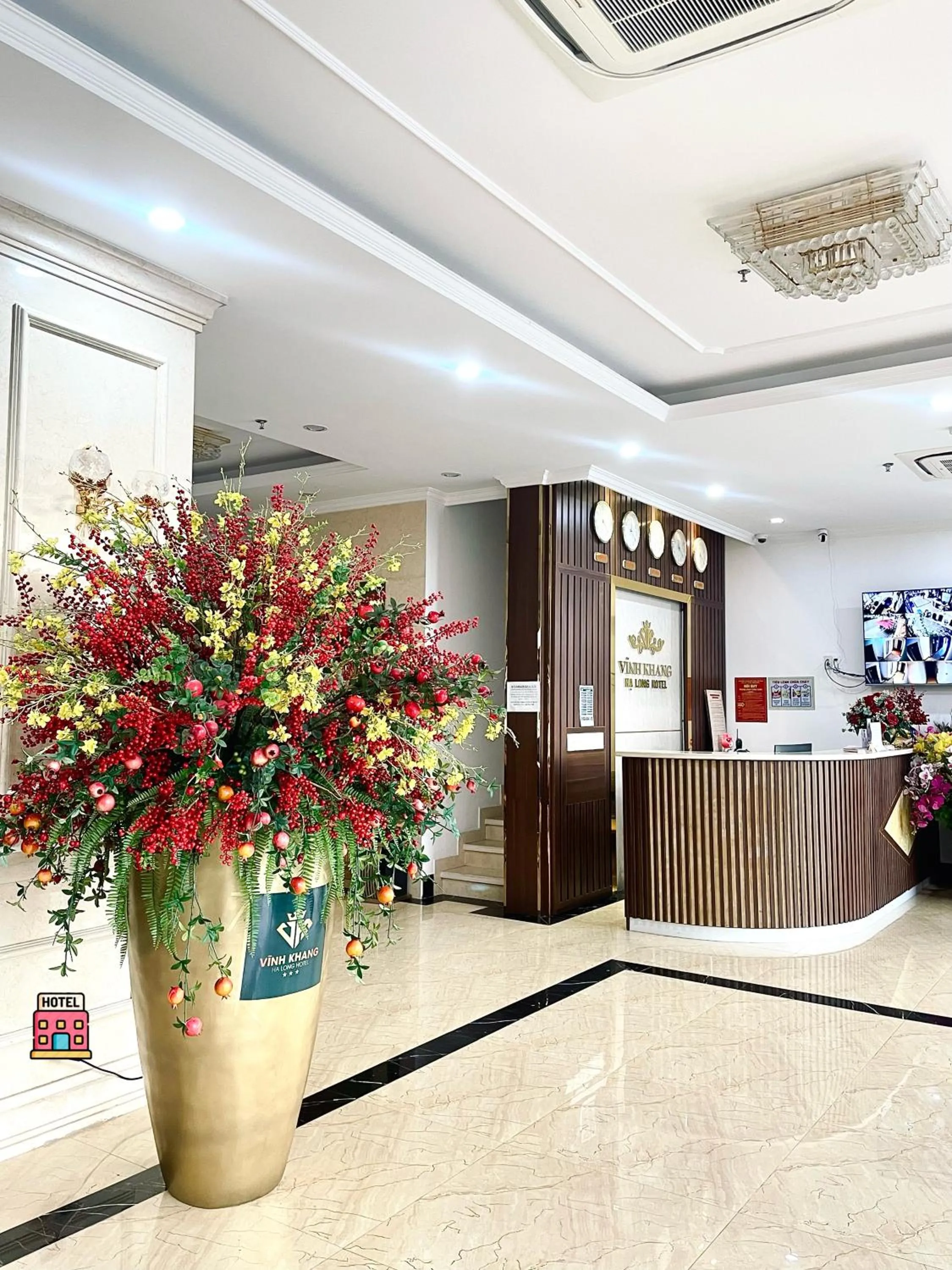 Lobby or reception in VĨNH KHANG HẠ LONG HOTEL