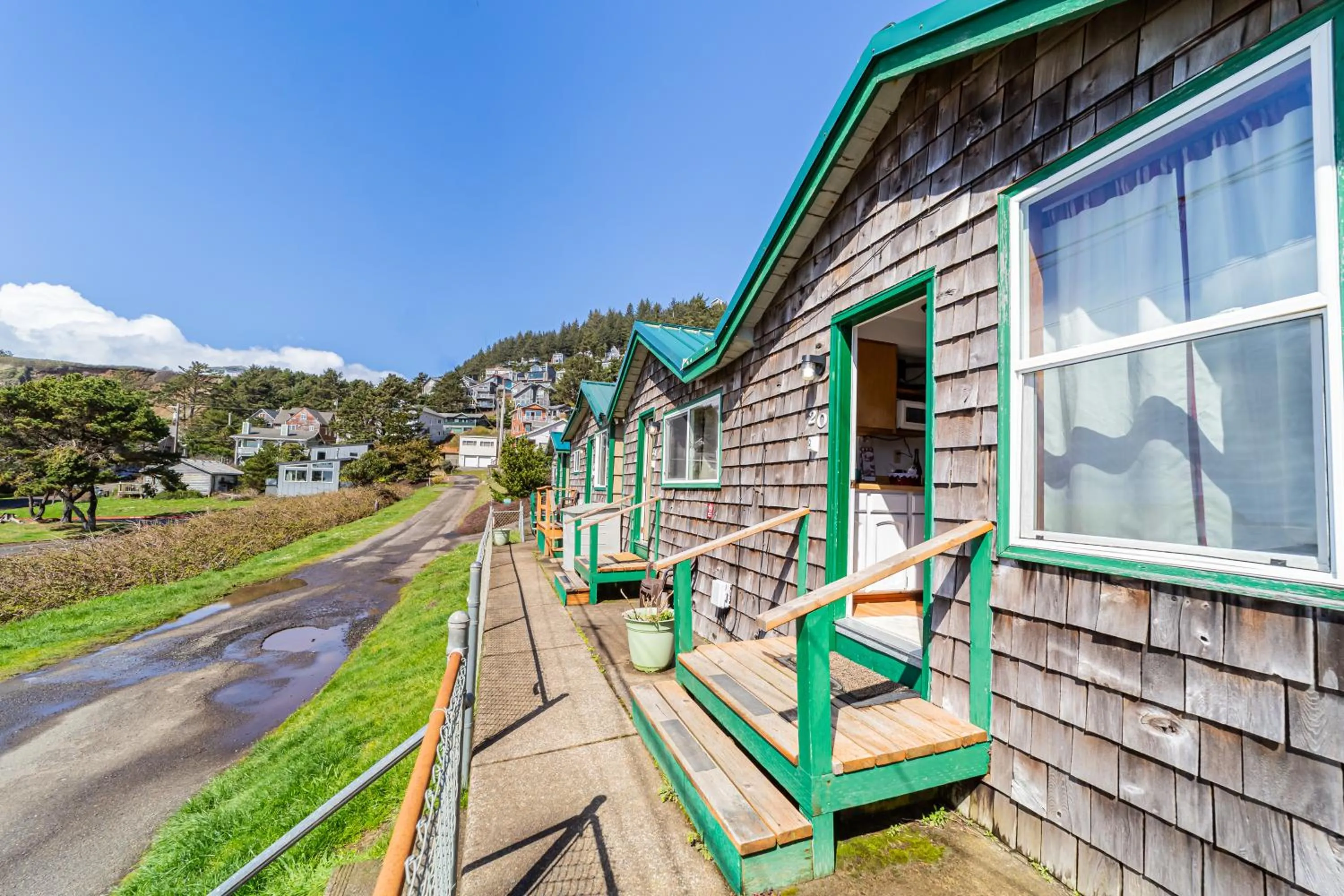 Street view in Oceanside Ocean Front Cabins
