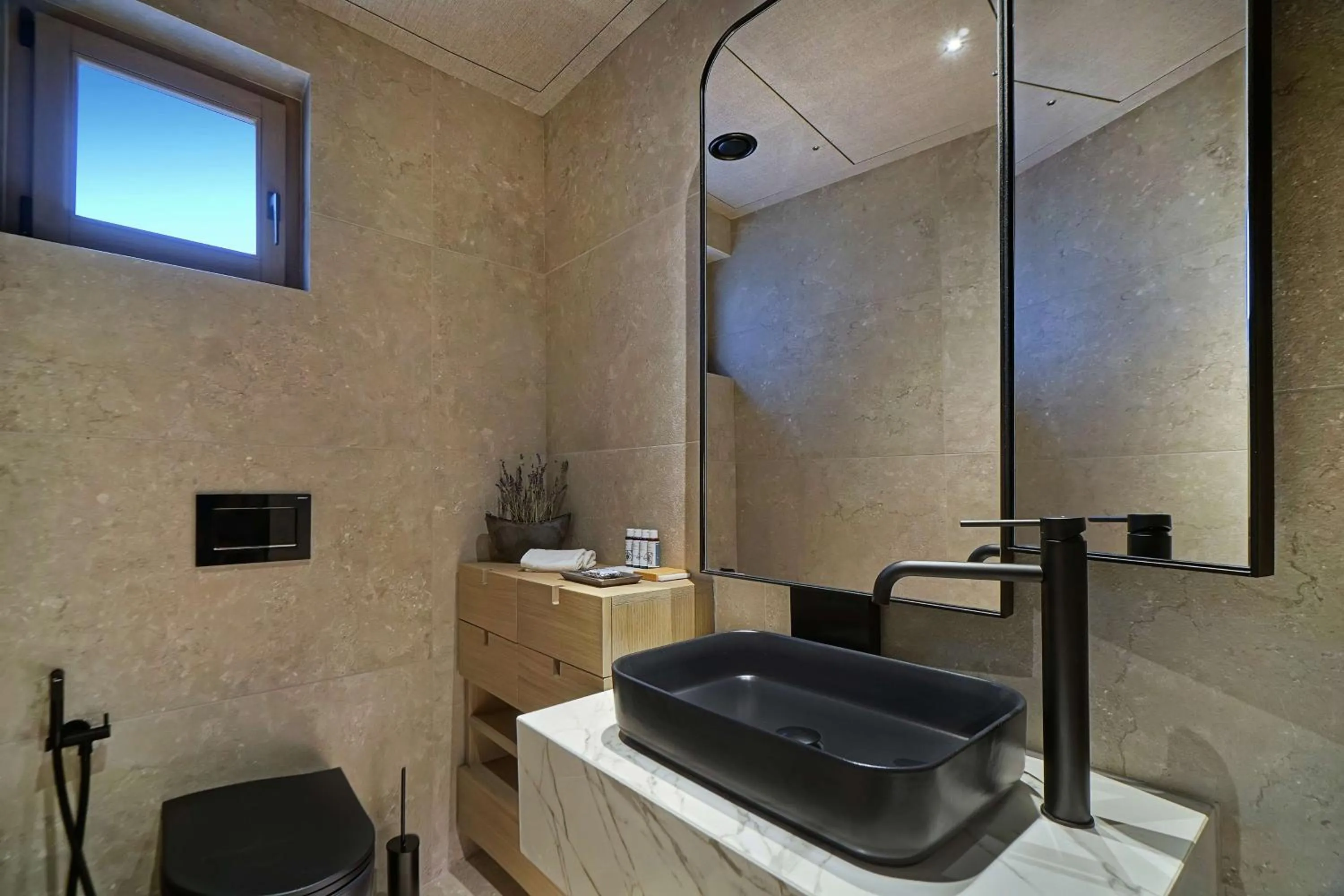 Bathroom in Radisson Blu Zaffron Resort, Santorini